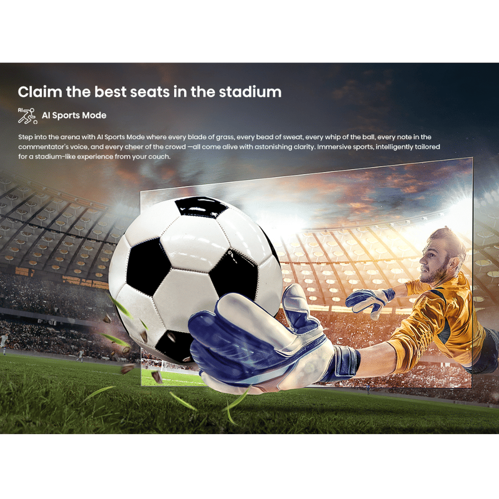 Hisense A65N 139.7 cm (55 inch) LED 4K Ultra HD Google TV with Dolby Vision & Dolby Digital