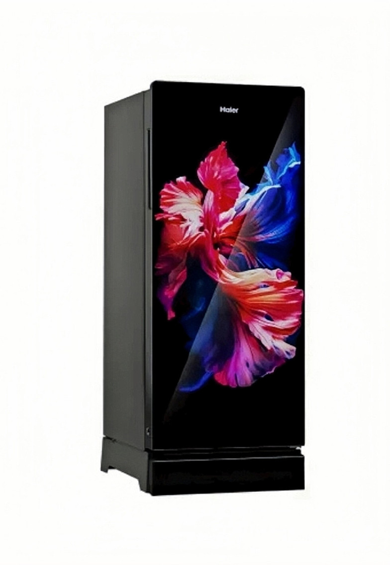 Haier 190 L, 5 Star,  Wave Glass Finish Direct Cool Single Door Refrigerator with Base Drawer