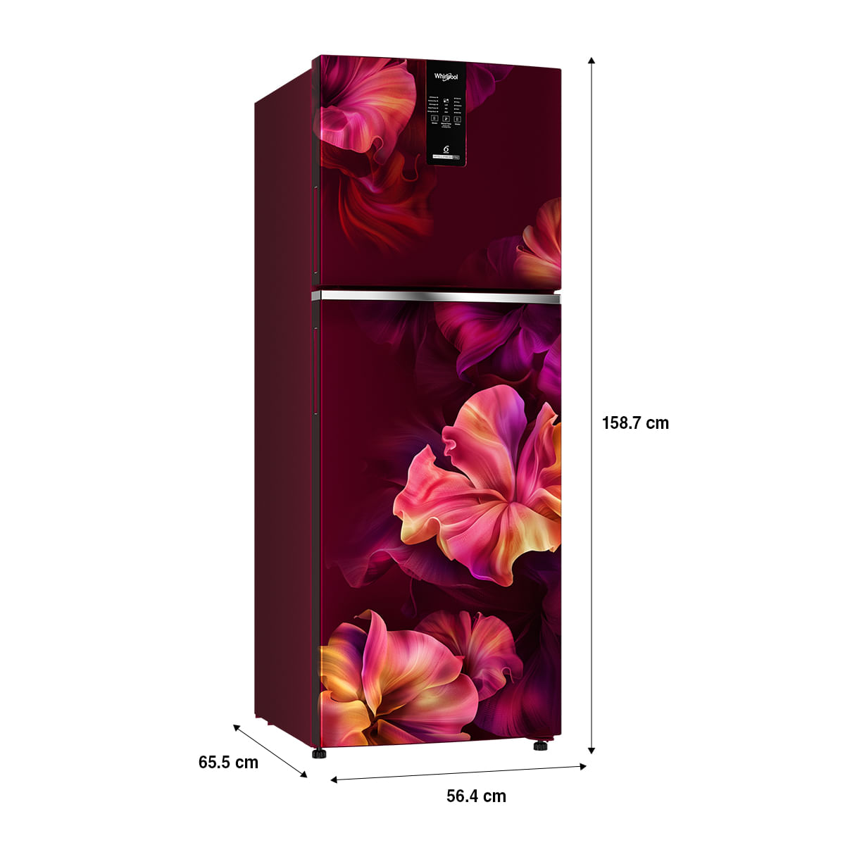 Intellifresh Pro 235L 2 Star Convertible Frost Free Double-Door Refrigerator