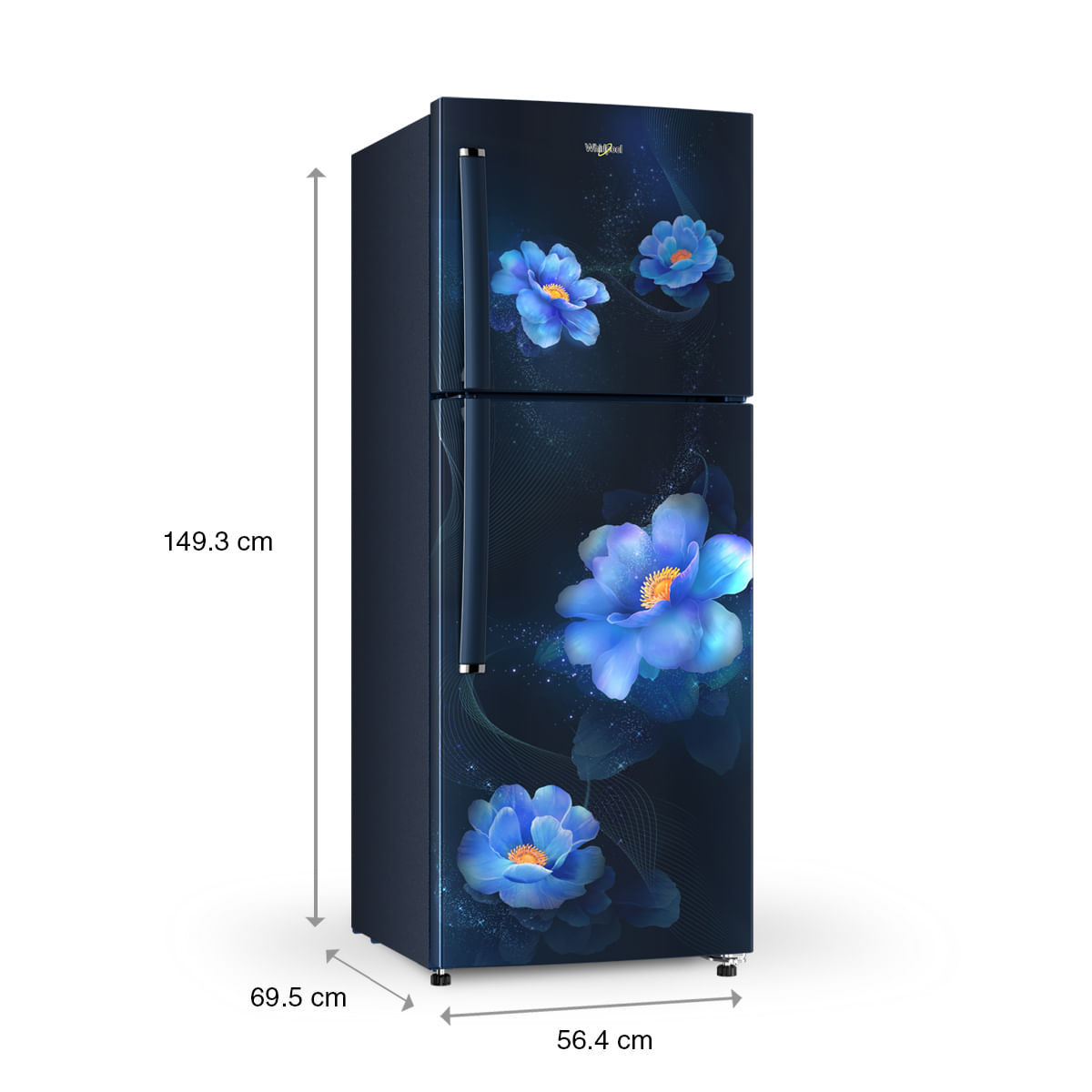 Neofresh 235L 2 Star Frost Free Double-Door Refrigerator with Handle