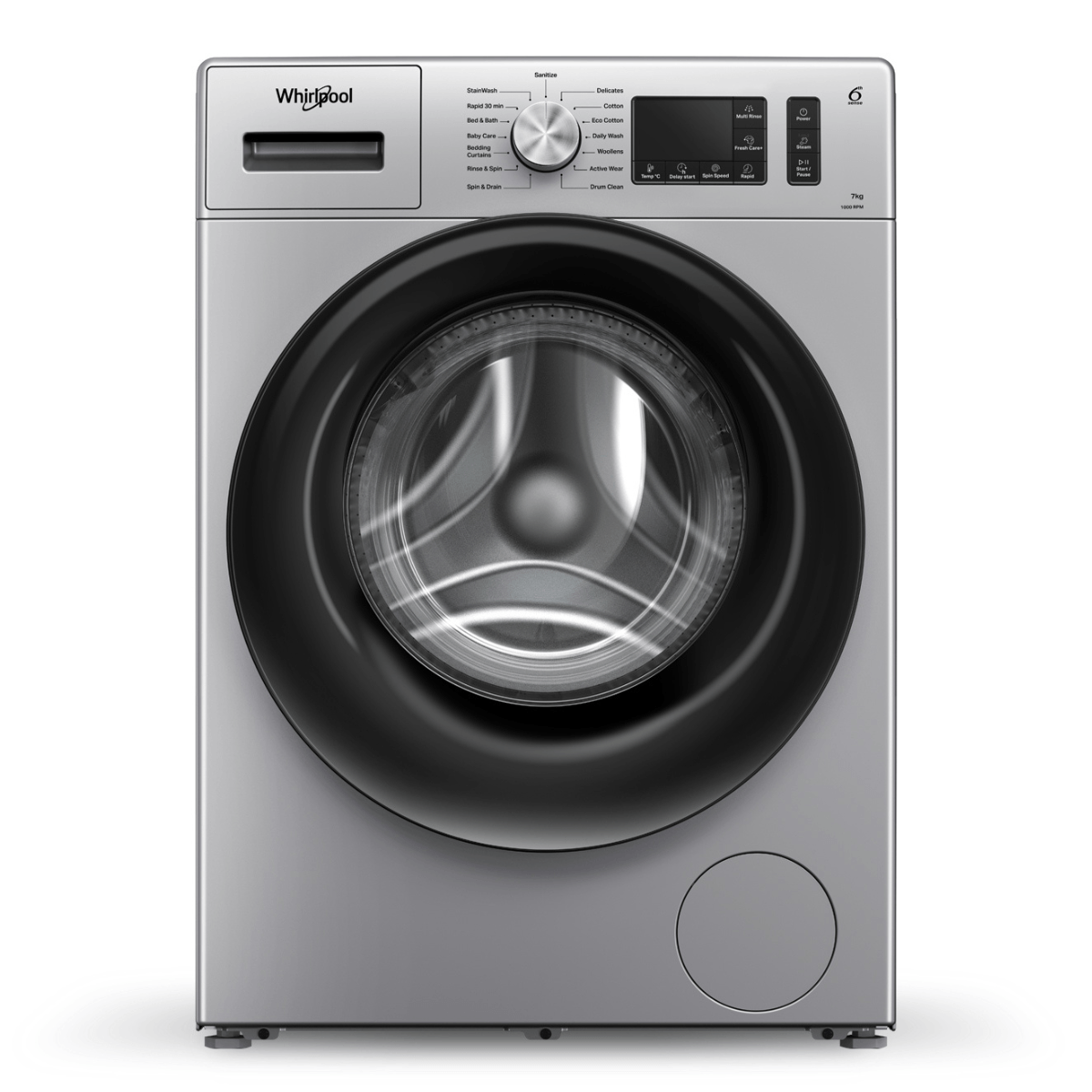 Whirlpool Xpert Care 7kg 5 Star Front Load Washing Machine with in-built Heater
