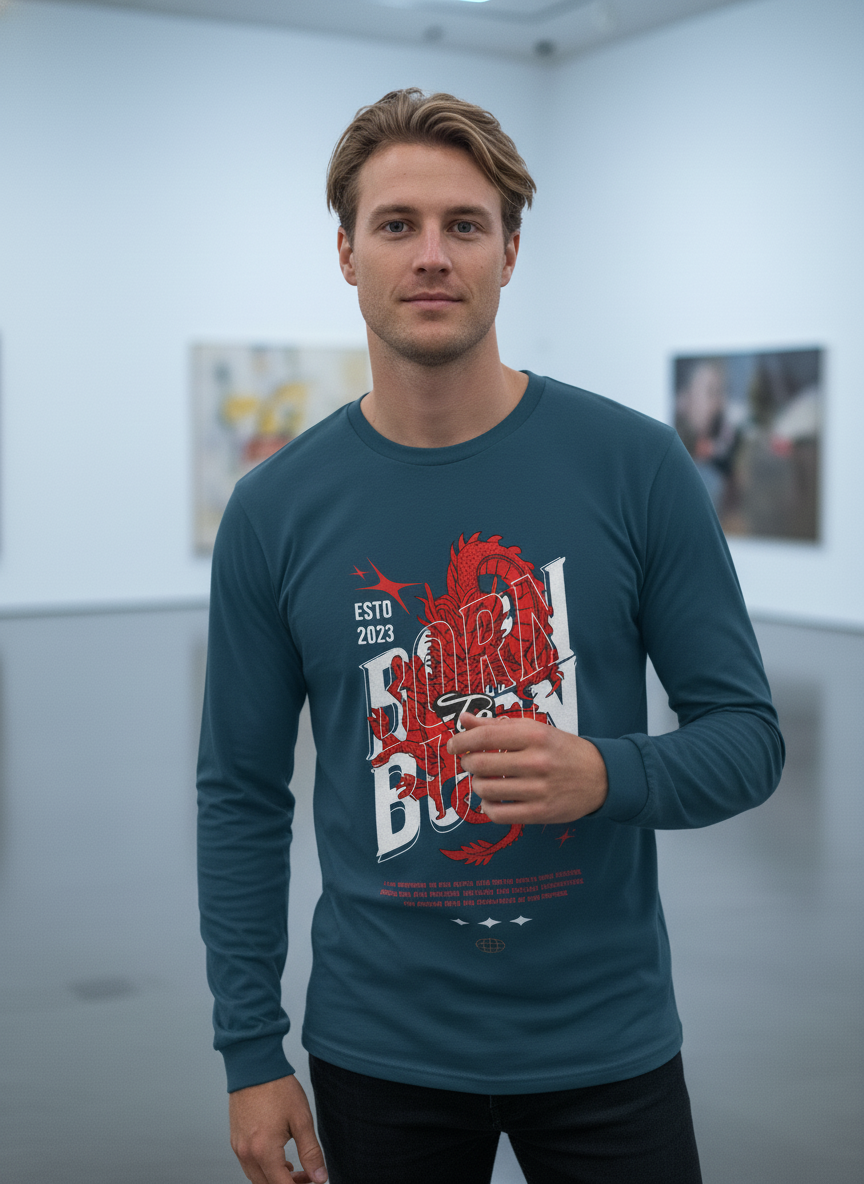 Born to Burn Long Sleeve T Shirt