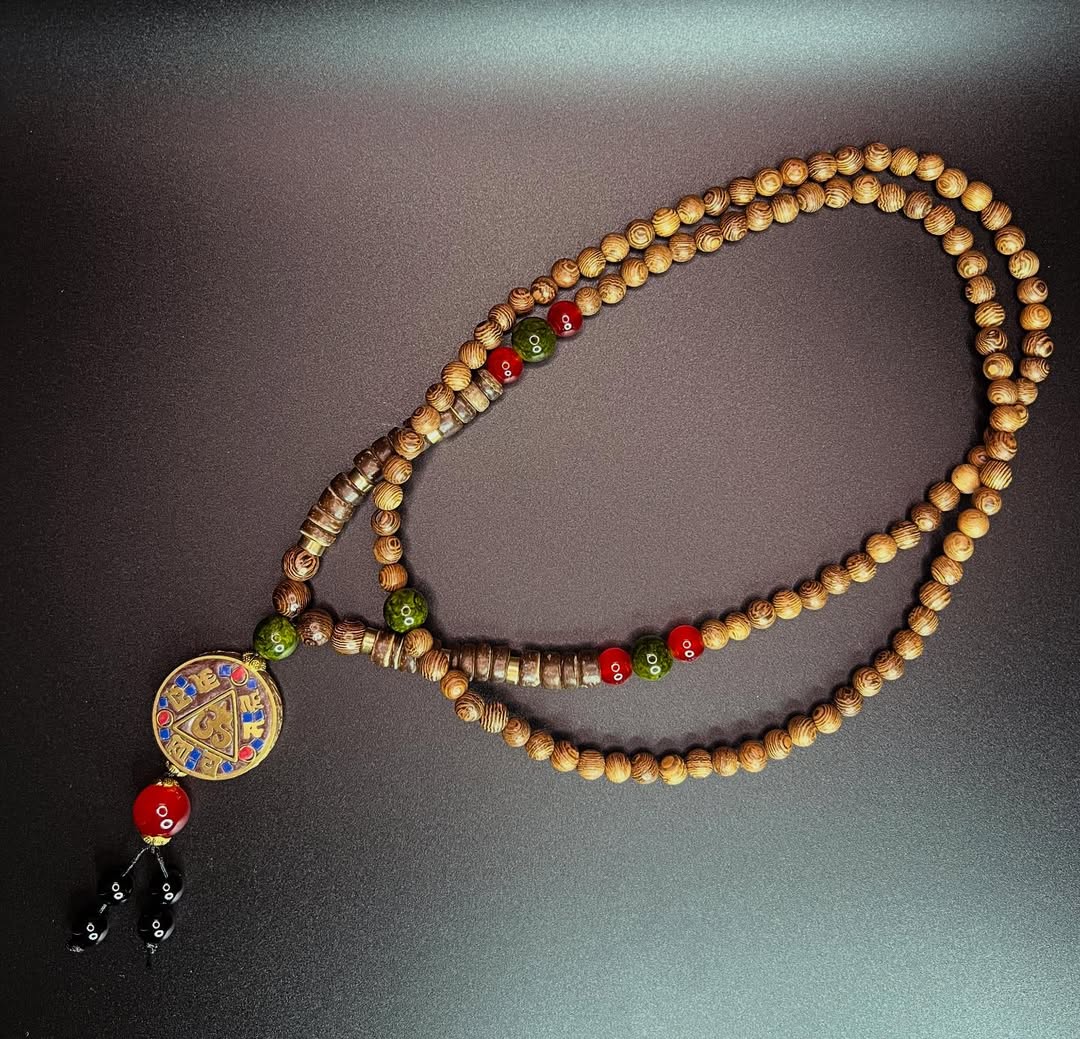 Tibetan Wood OM