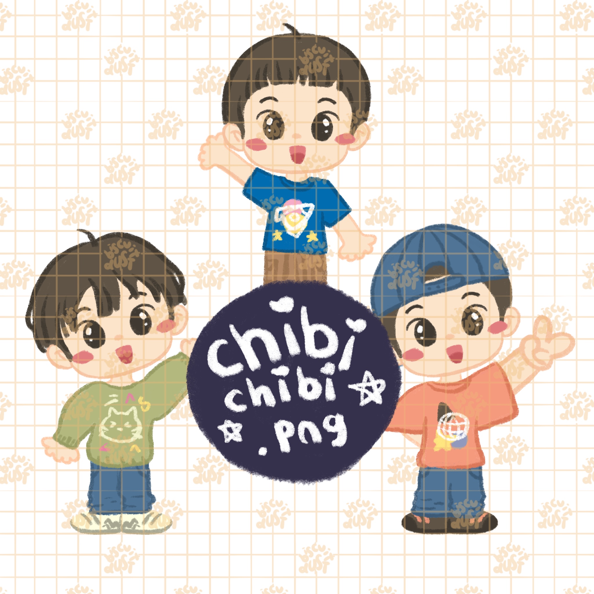 Chibi boys outfit set - Chibi 021