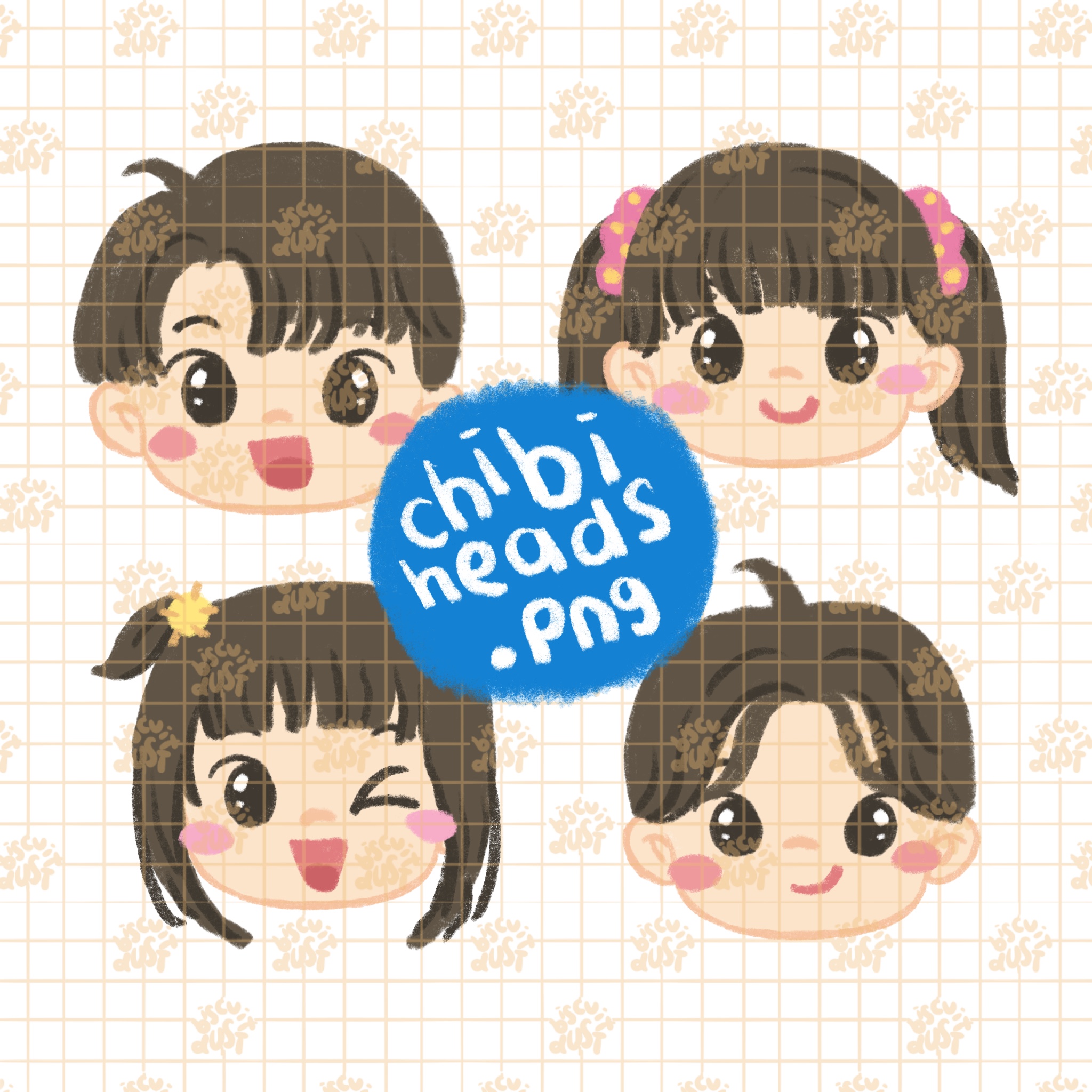 Chibi Heads 01