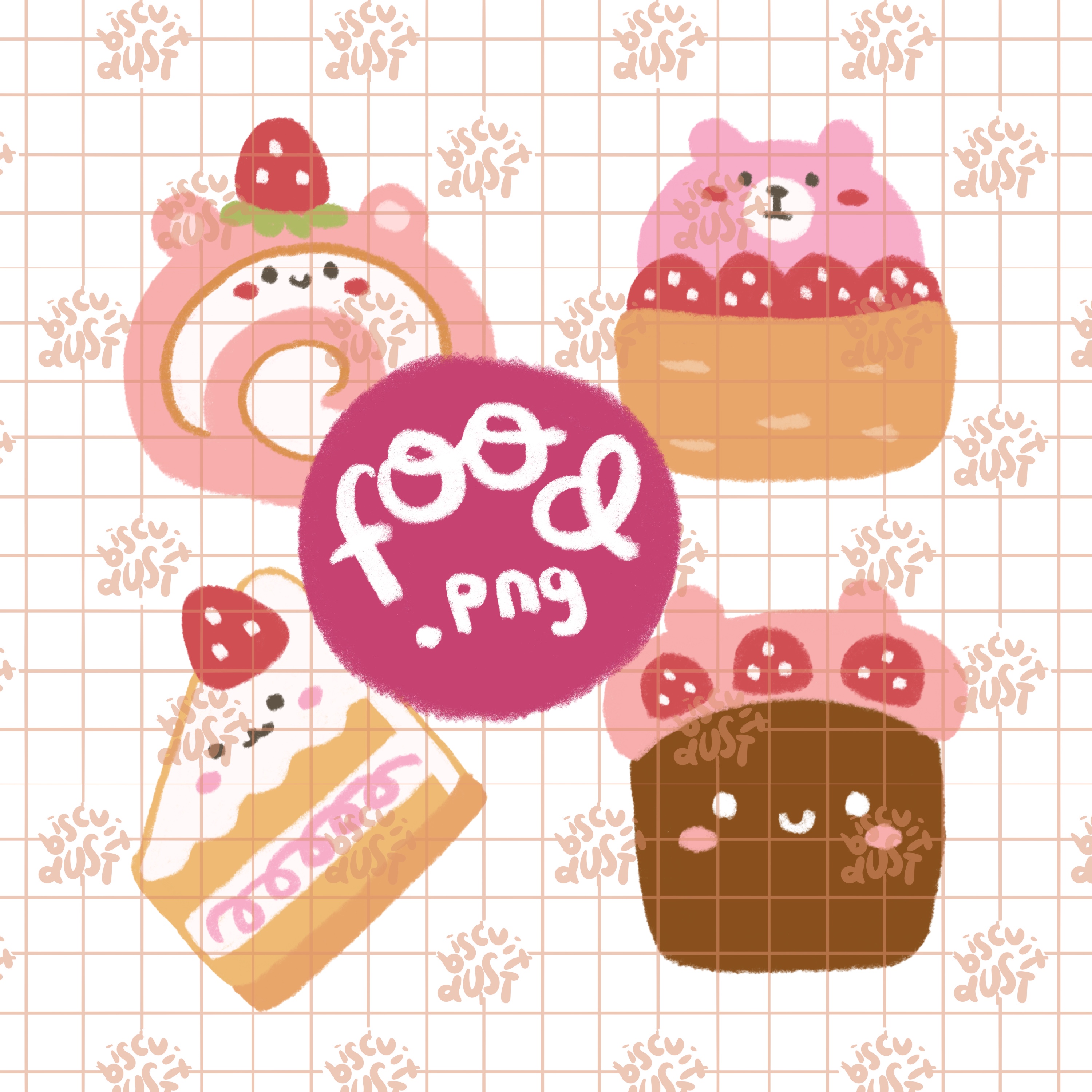 Pink dessert and bread - Food 011