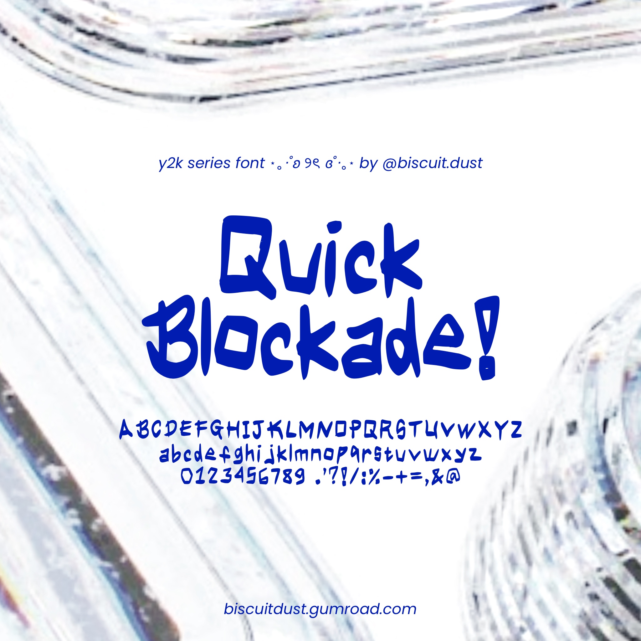 Quick Blockade - FONT y2k series