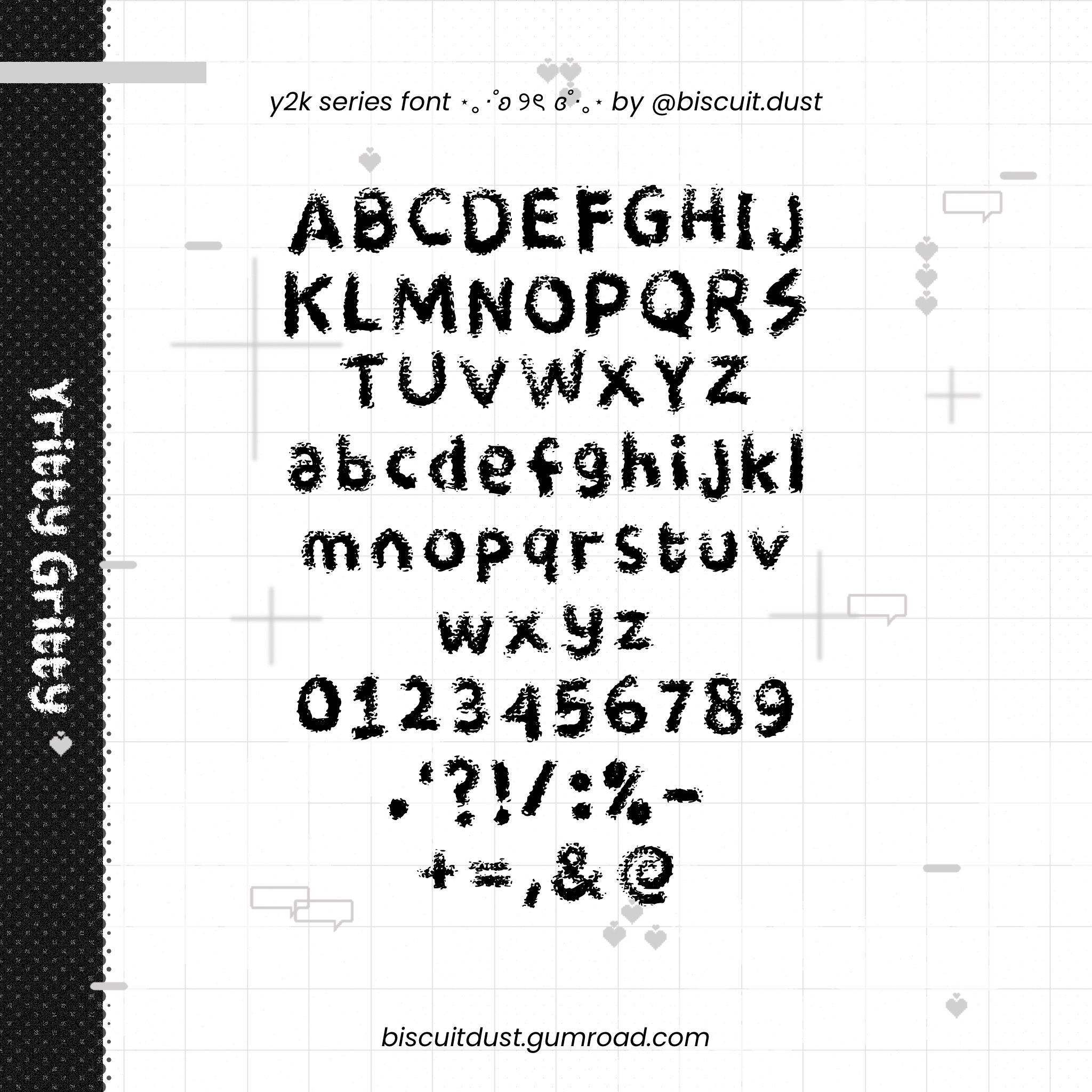 Yritty Gritty - FONT y2k series