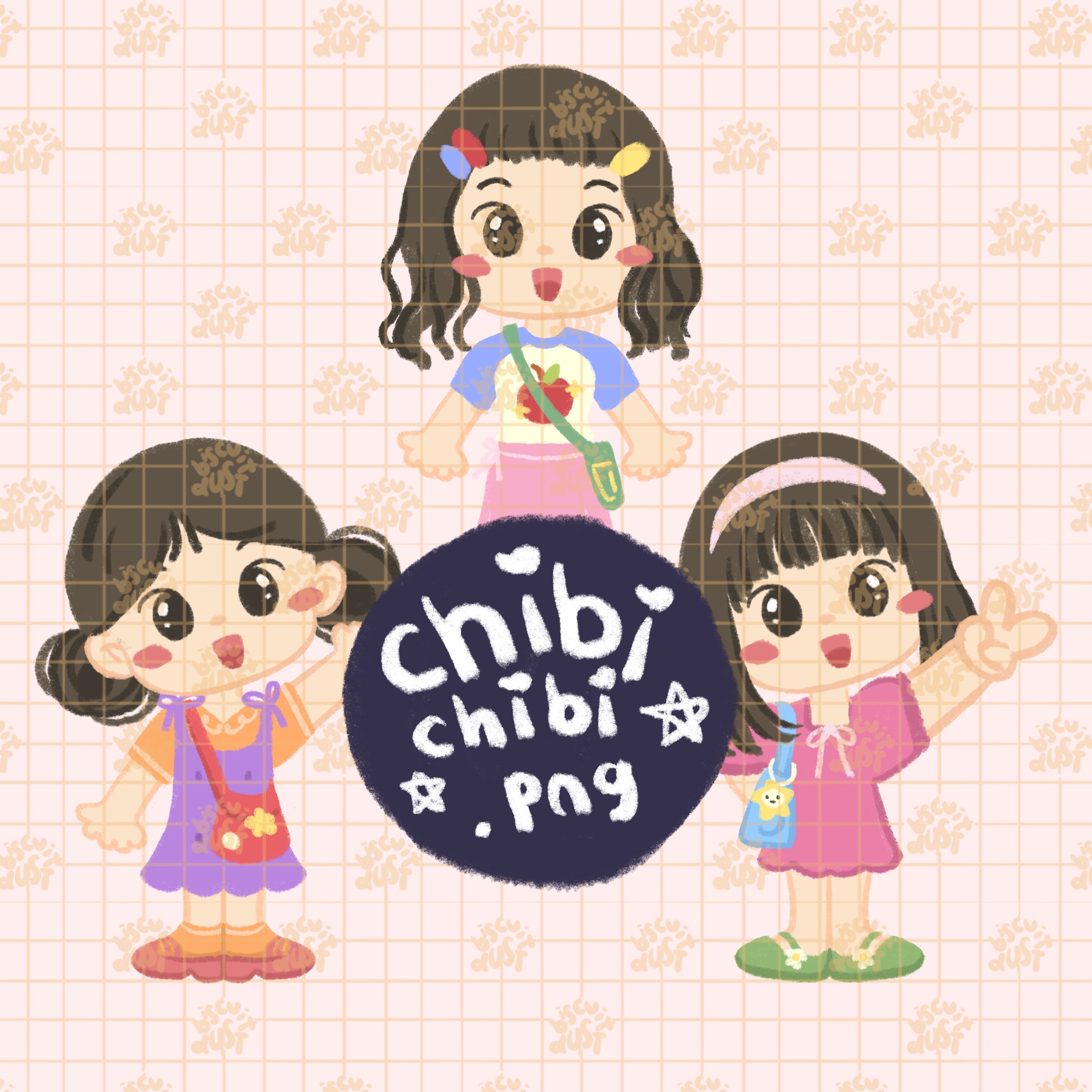 Cute girls chibi character - Chibi 015