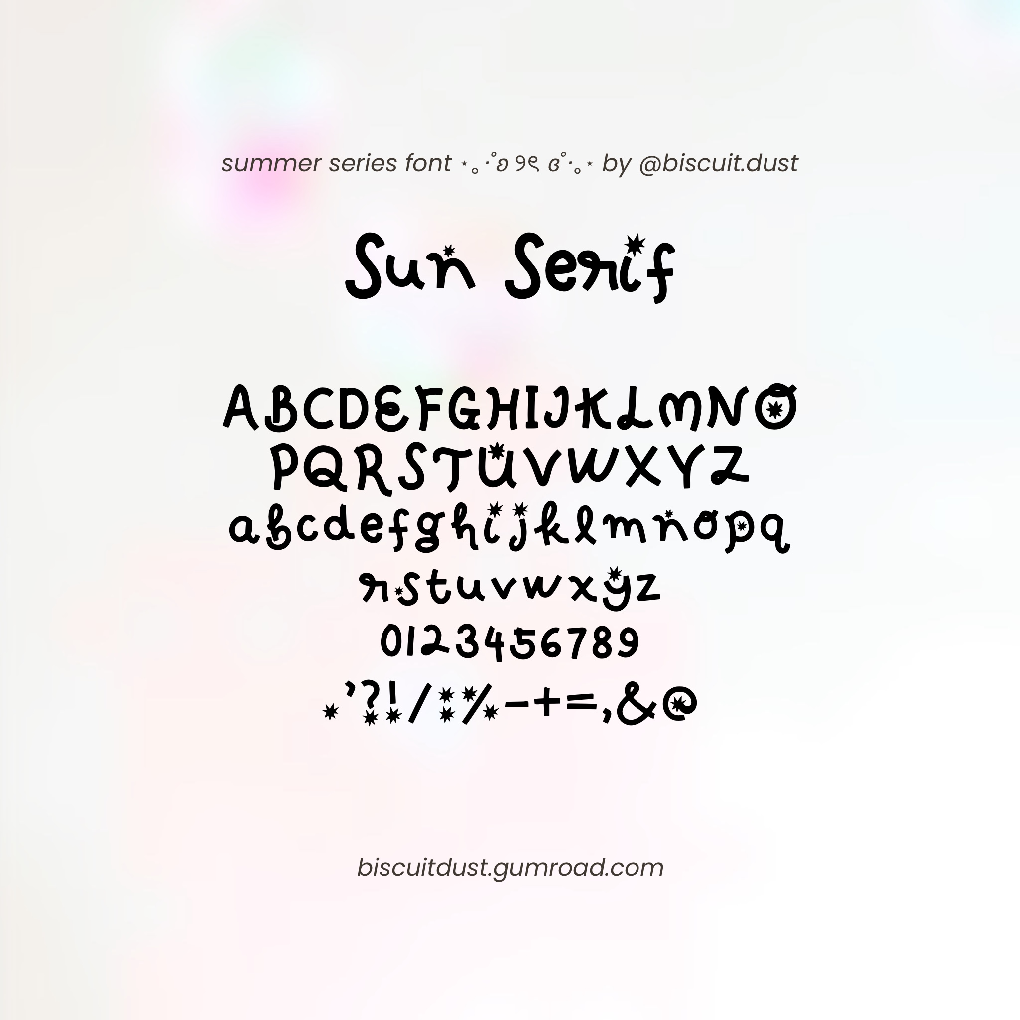 SunSerif - FONT summer series