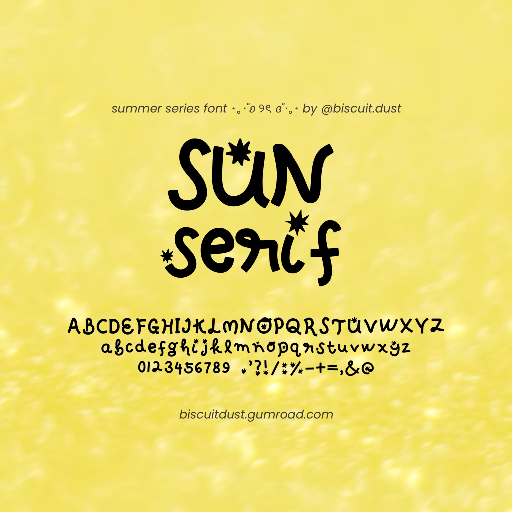 SunSerif - FONT summer series