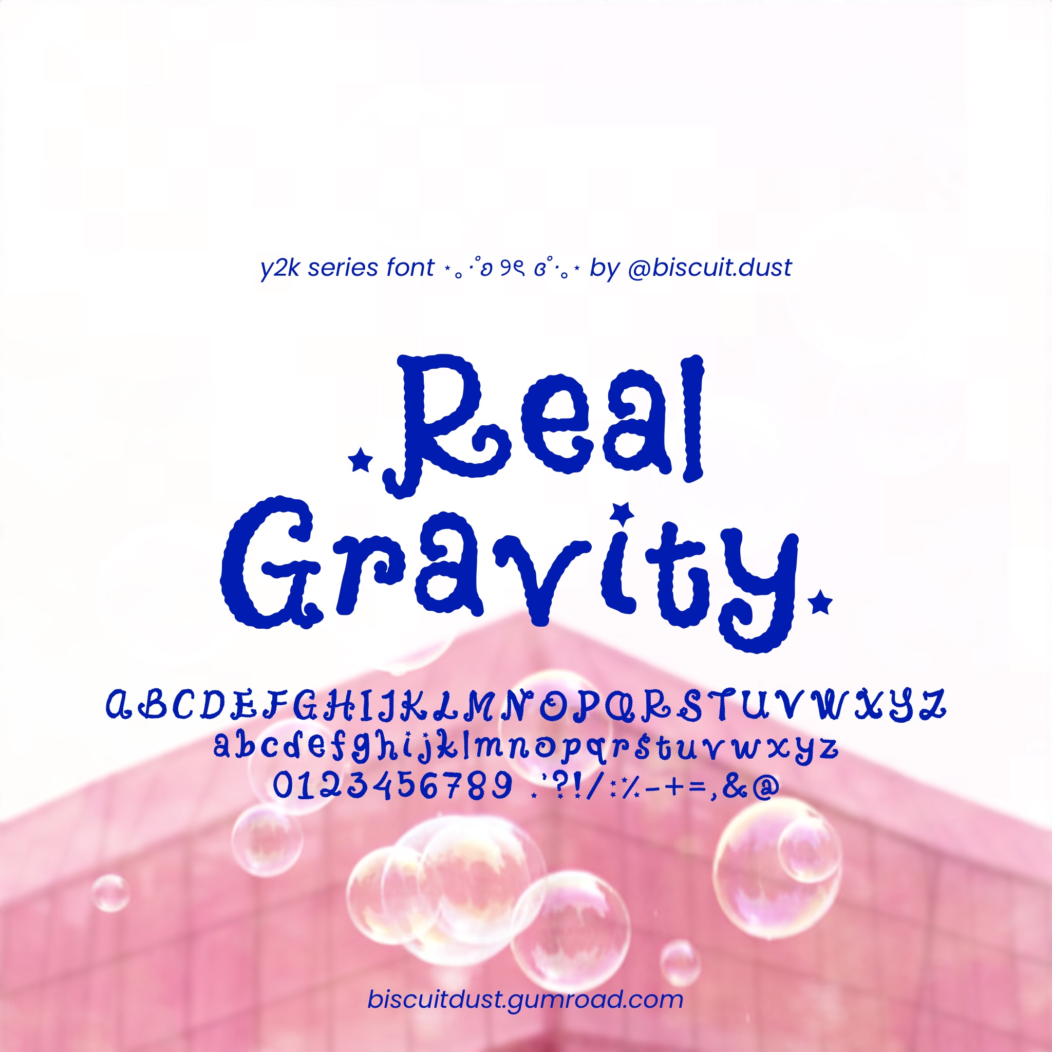 Real Gravity - FONT y2k series