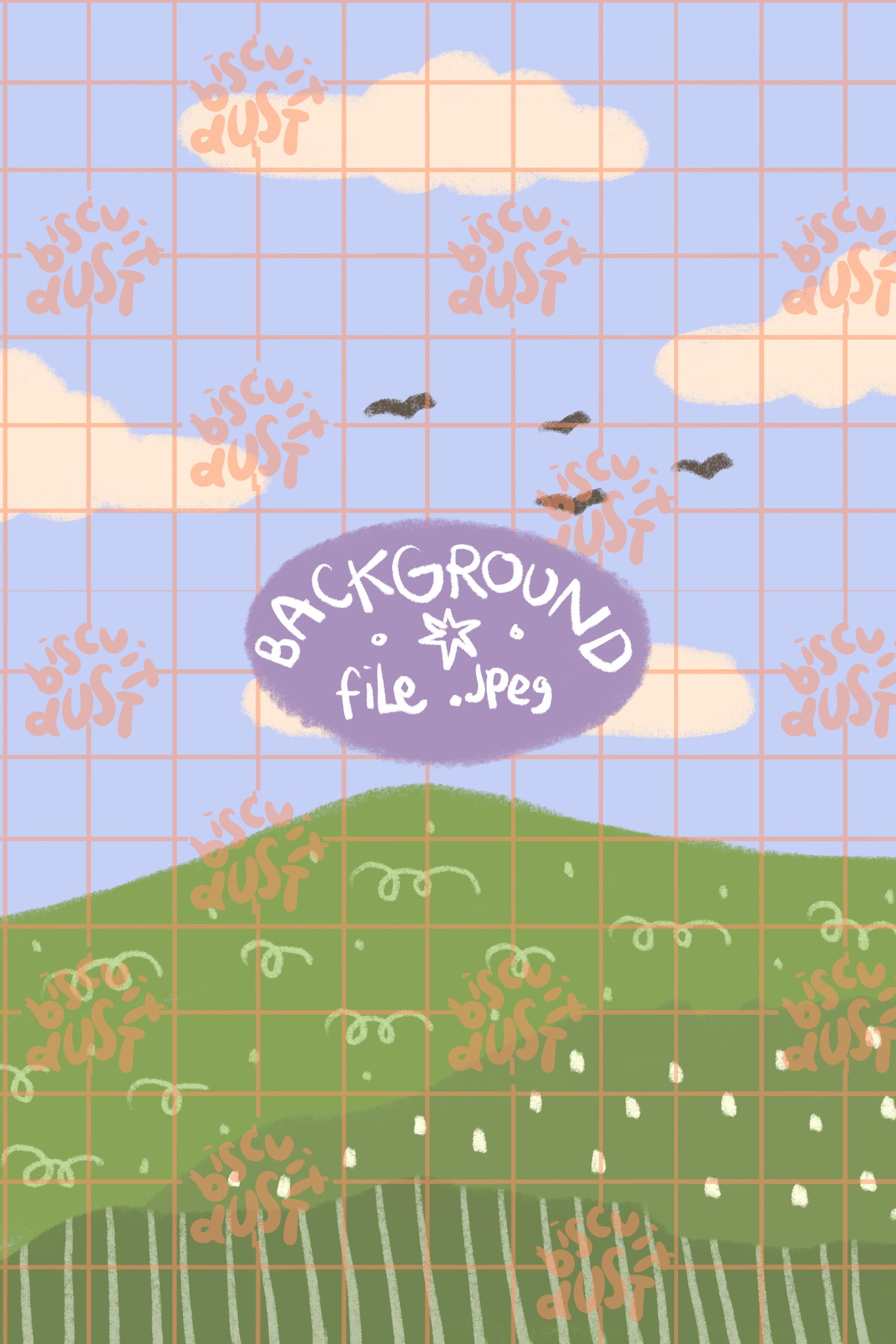 Periwinkle Sky - Background 035