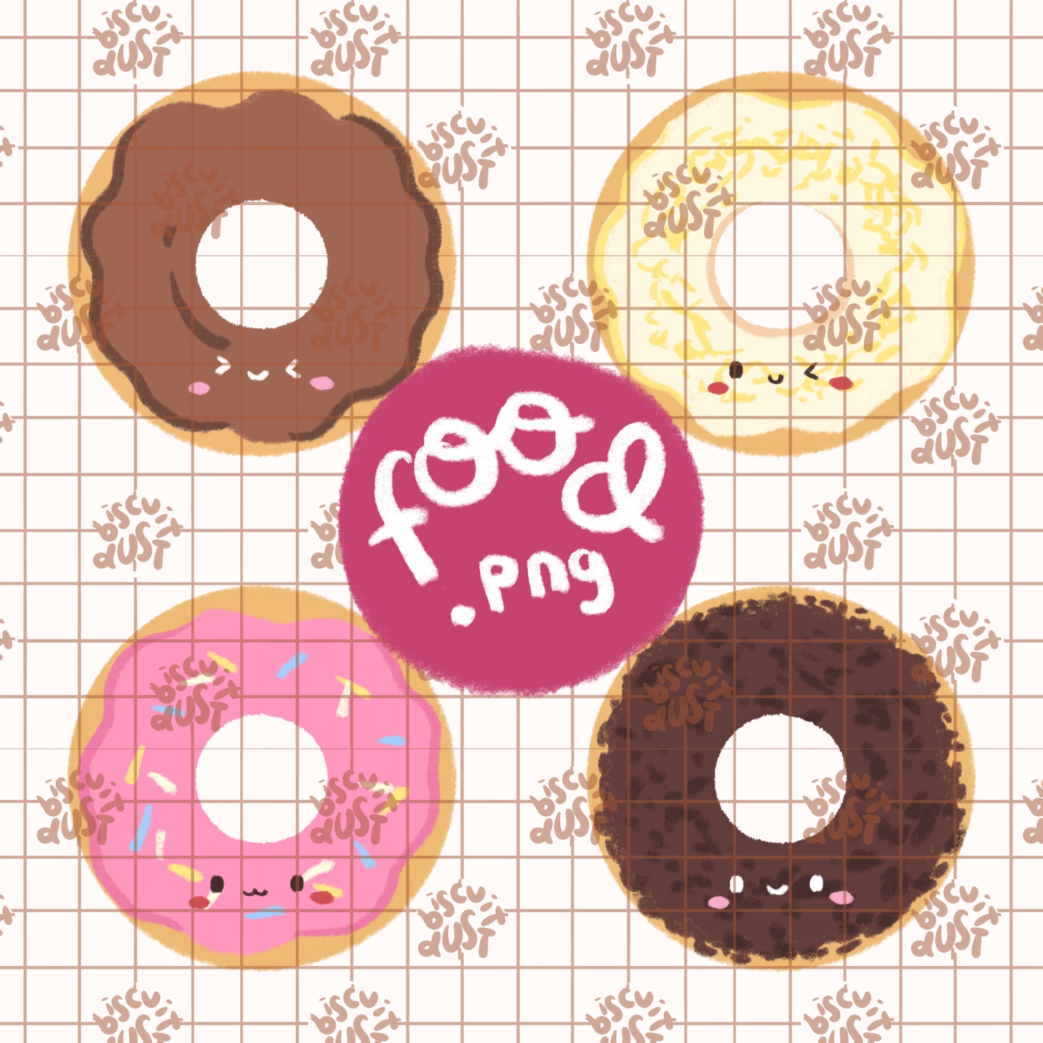 Donut set - Food 025