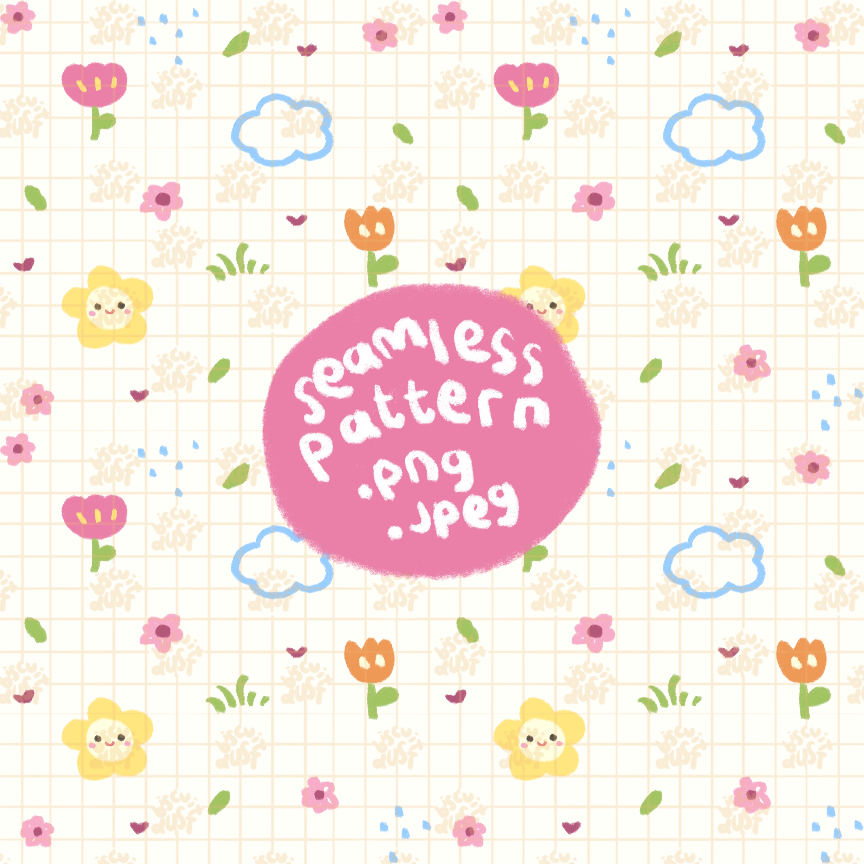 Floral Garden - Seamless Pattern 03
