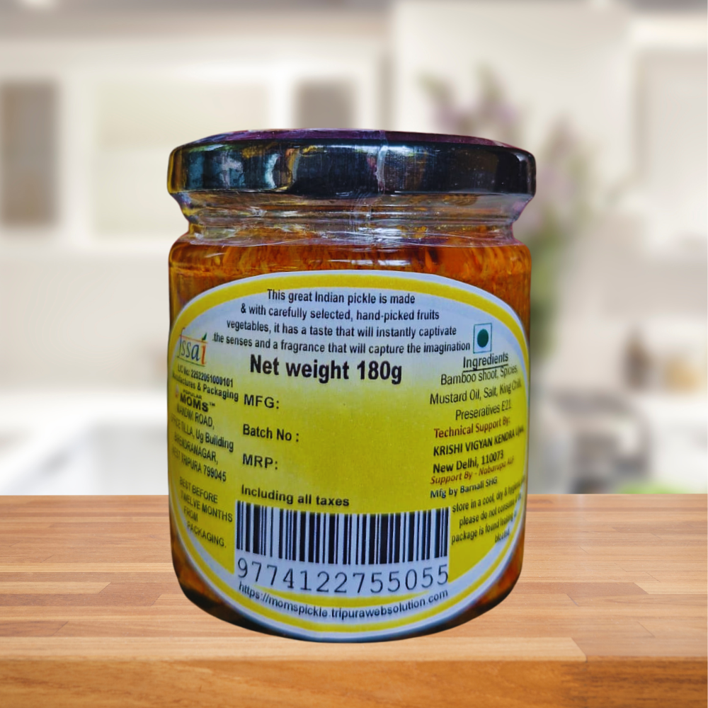 Pure Homemade Bamboo Shoot with King Chilli Pickle 180g
