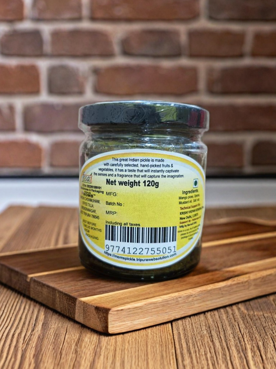 Pure Homemade Dry Mango Pickle 120g