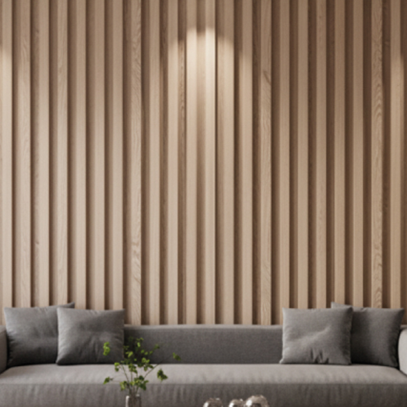 WATER PROOF FLUTED 3D SPC WALL PANELS - VFL-24108