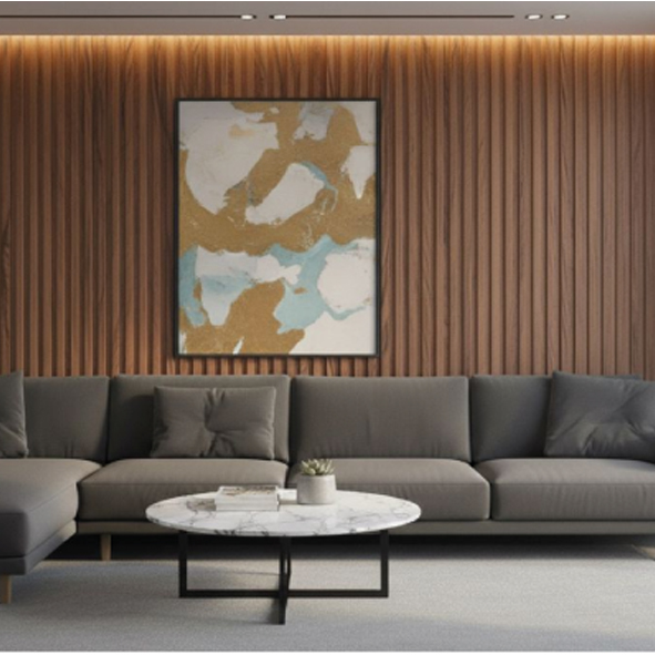 WATER PROOF FLUTED 3D SPC WALL PANELS - VFL-24101