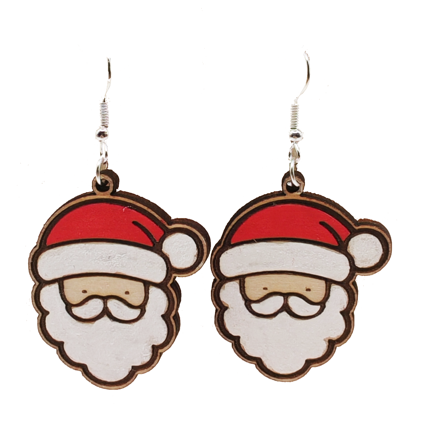 Boucles d'oreilles Père Noël Personnalisables