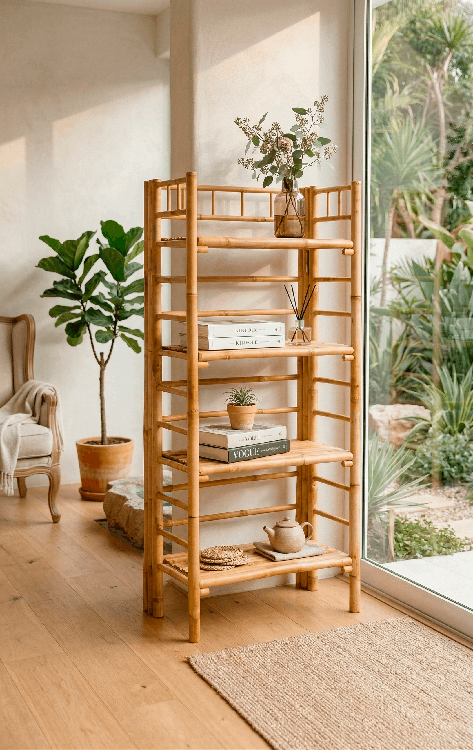 Estantería de bambú - Llombrera