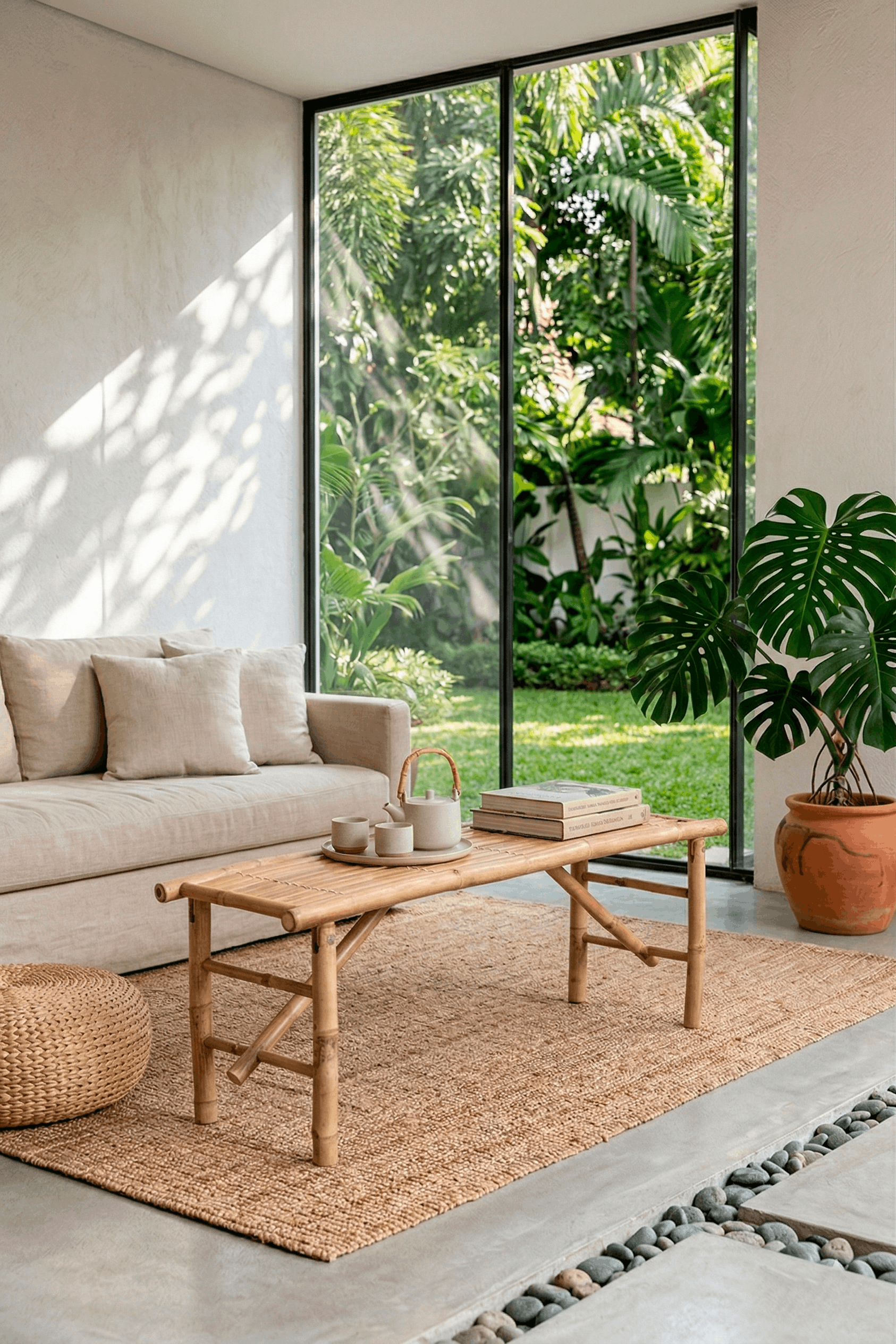 Mesita de bambú - Oporto