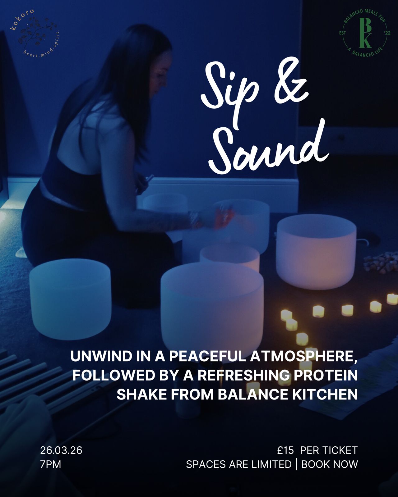 Sip & Sound - 26th March