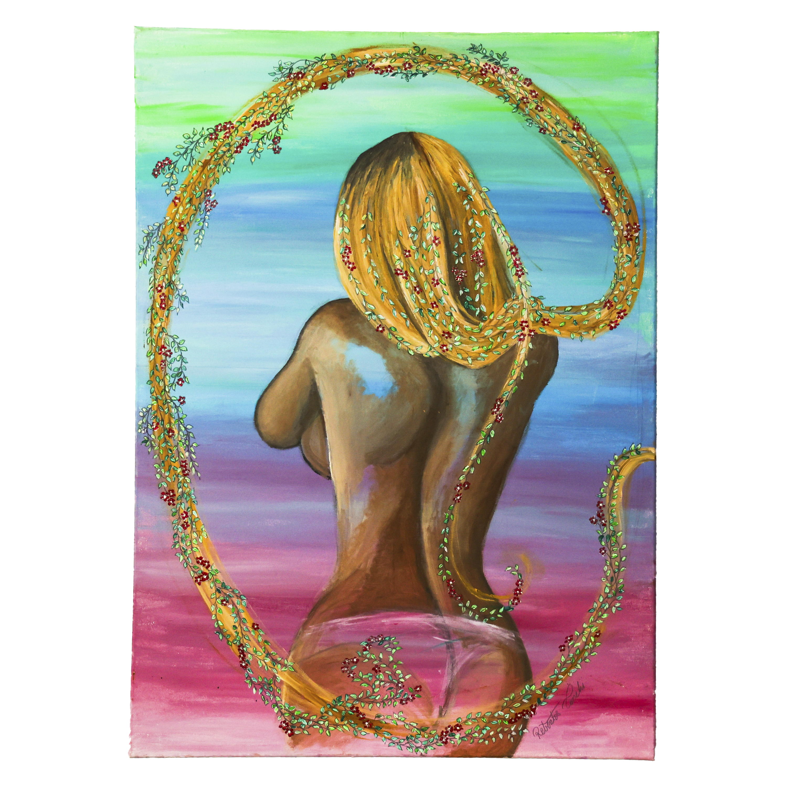 Cuadro Mujer de Espaldas