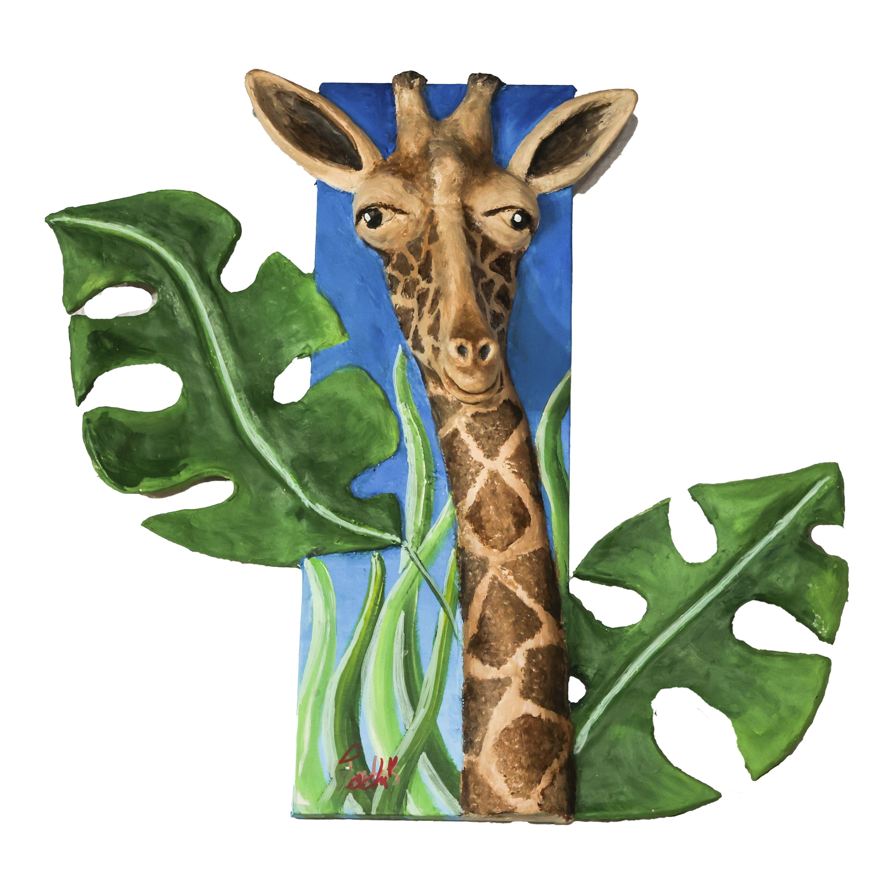 Cuadro de Jirafa Artístico