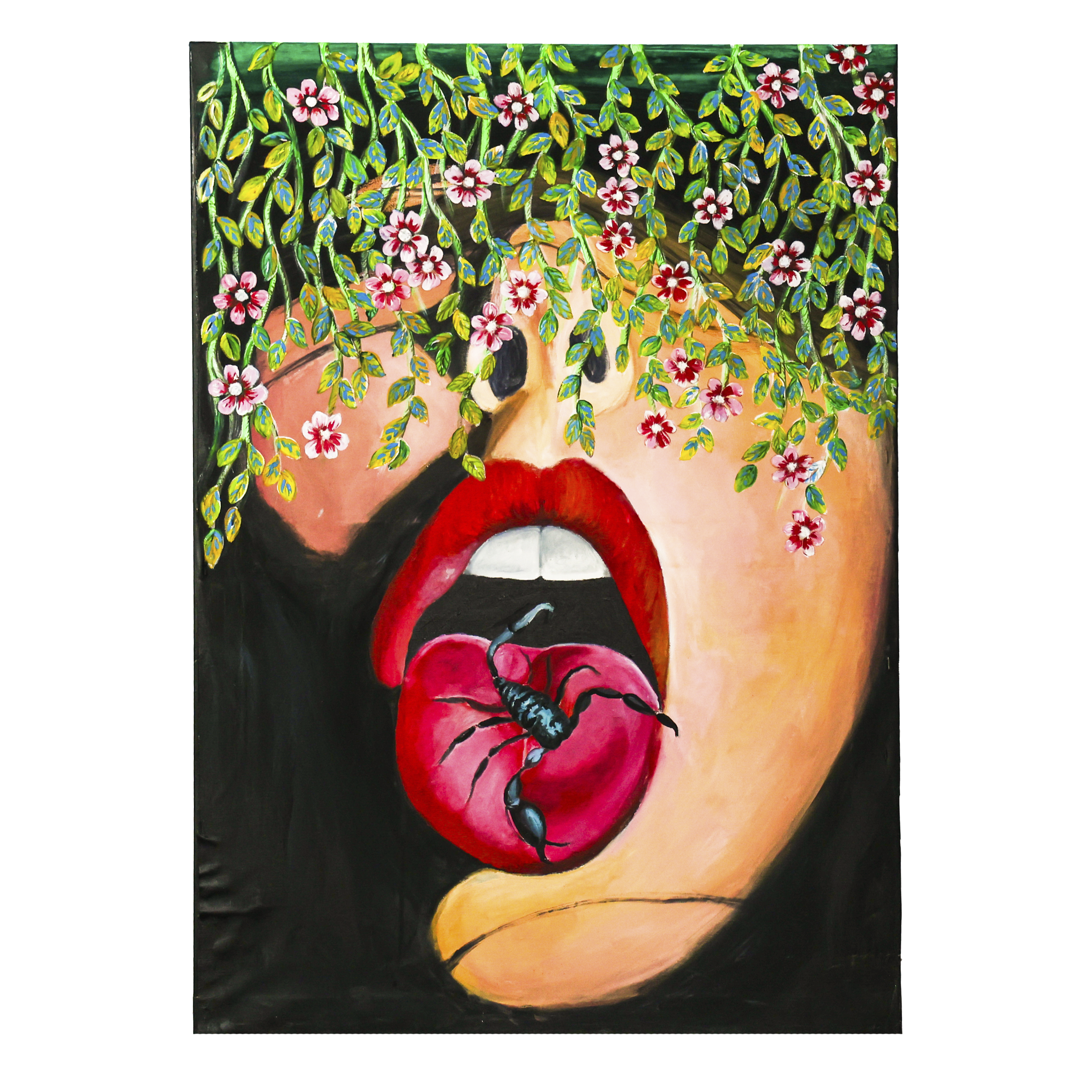 Arte de boca y escorpión