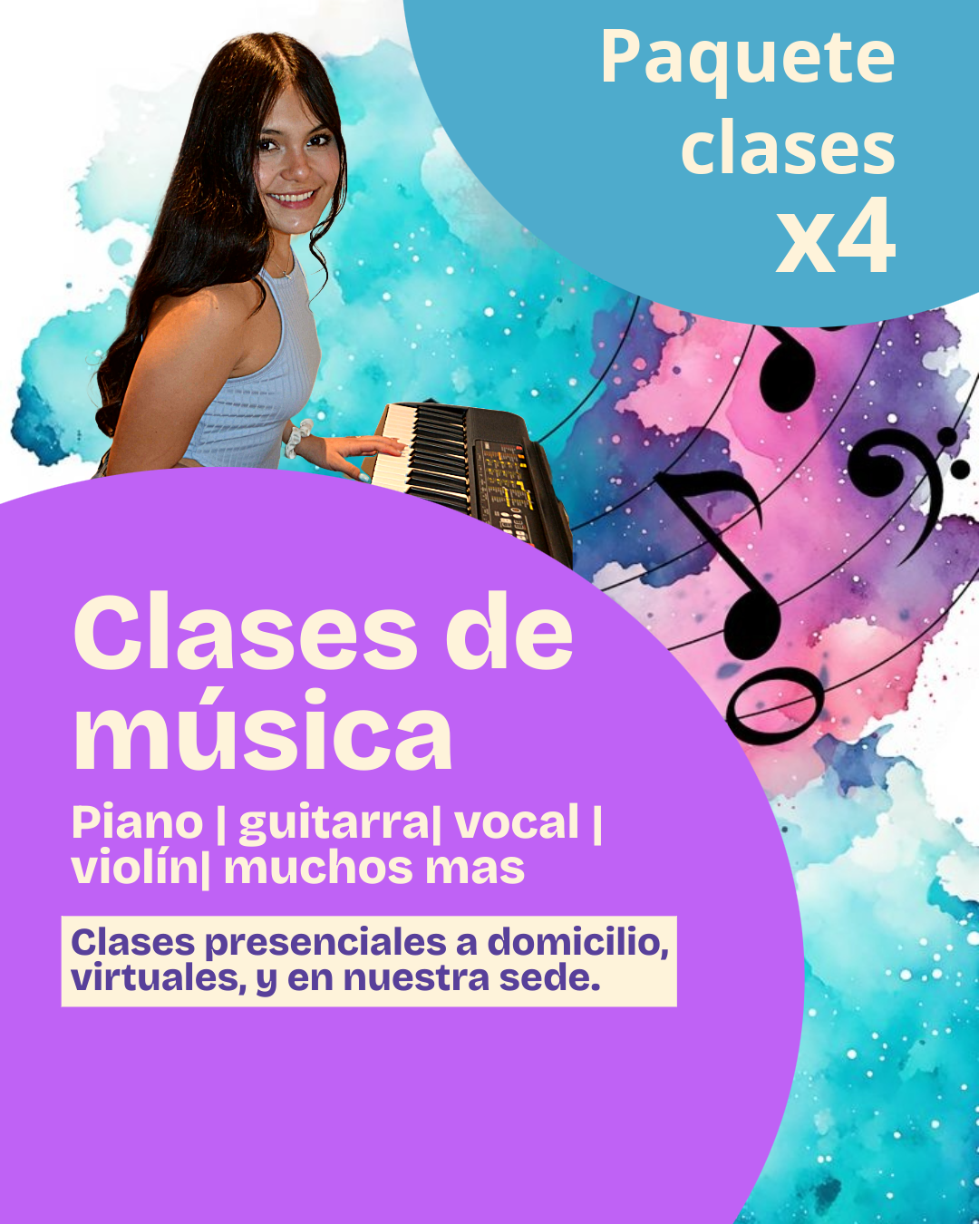 Paquetes de 4 clases