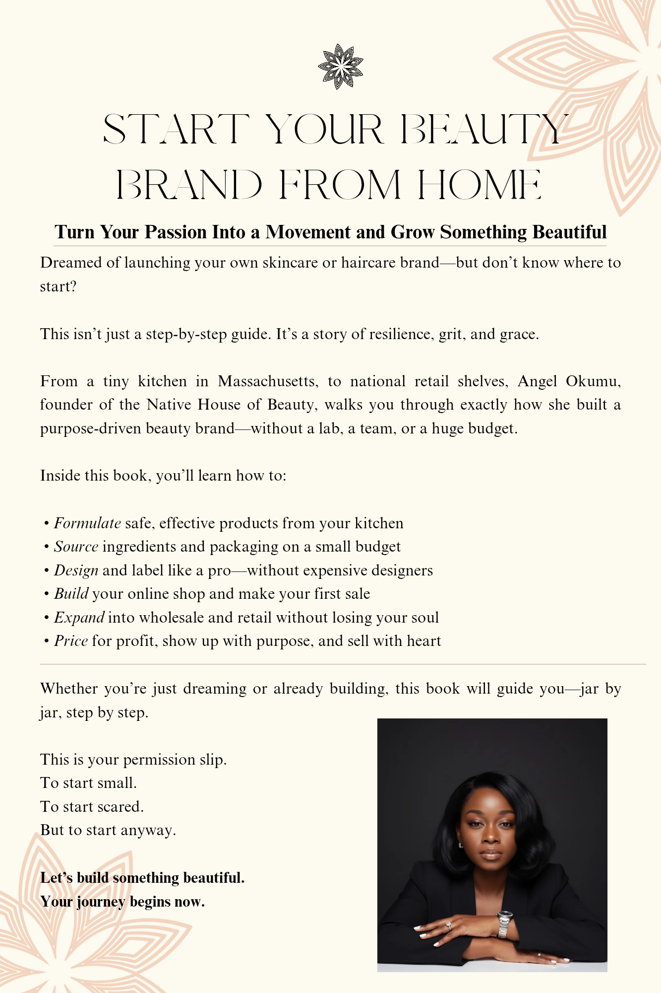 🌿 Start Your Beauty Brand From Home 