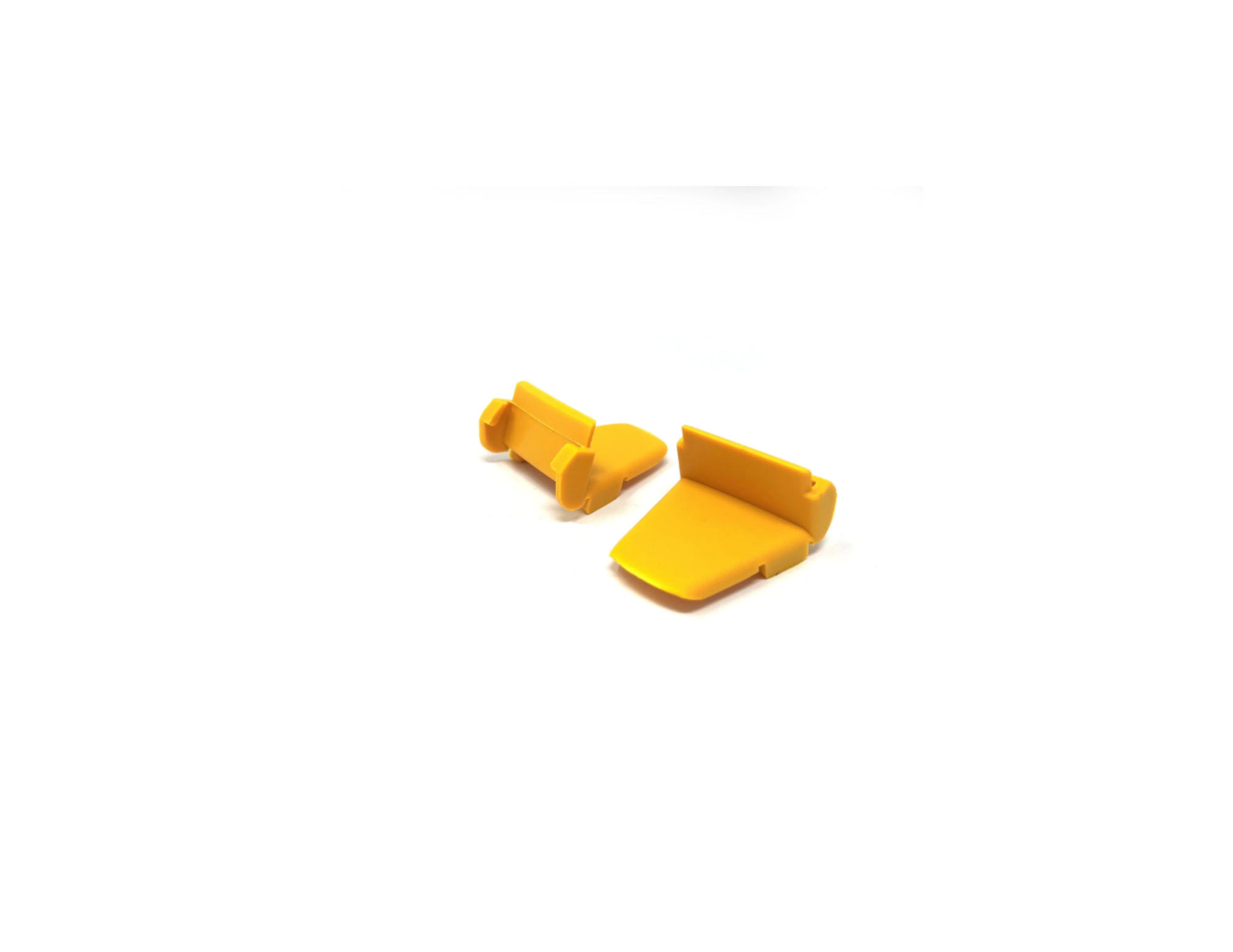 Protectores H-100358Y de abrazadera Ranger, paquete de 4, pequeños, amarillos