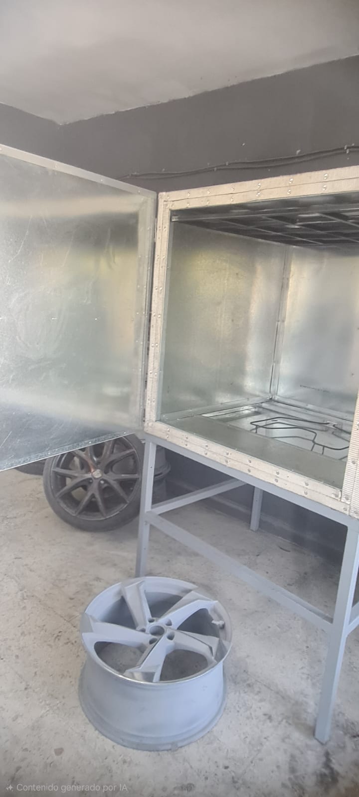 Horno Industrial Chico Para Pintura En Polvo Electrostática 220v, 2,500 Watts