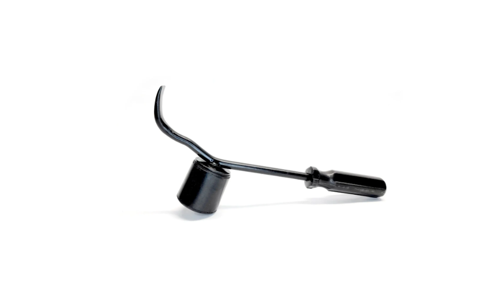 Martillo y alicates KEN-31568 con cabeza de goma para tapacubos