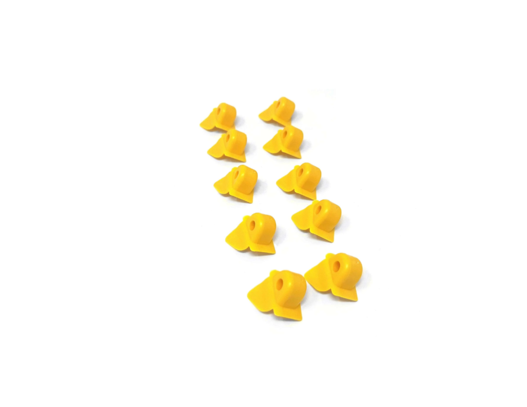 Inserto de nylon amarillo 24716 para abrigos / agujero redondo Corghi y otros