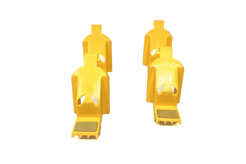 Cubiertas 100109 de plástico para mandíbula trasera para Corghi (paquete de 4)