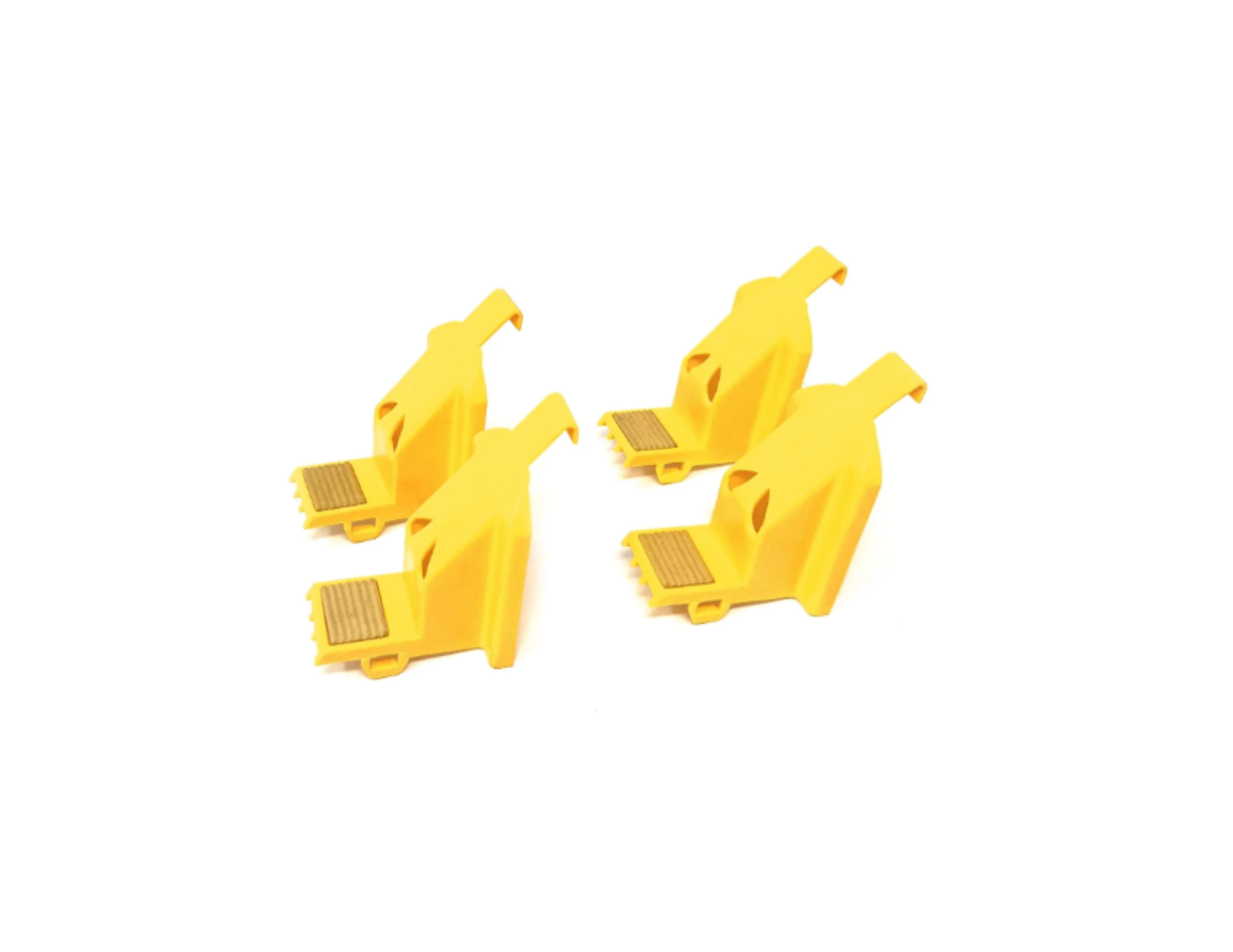 Cubiertas 100109 de plástico para mandíbula trasera para Corghi (paquete de 4)