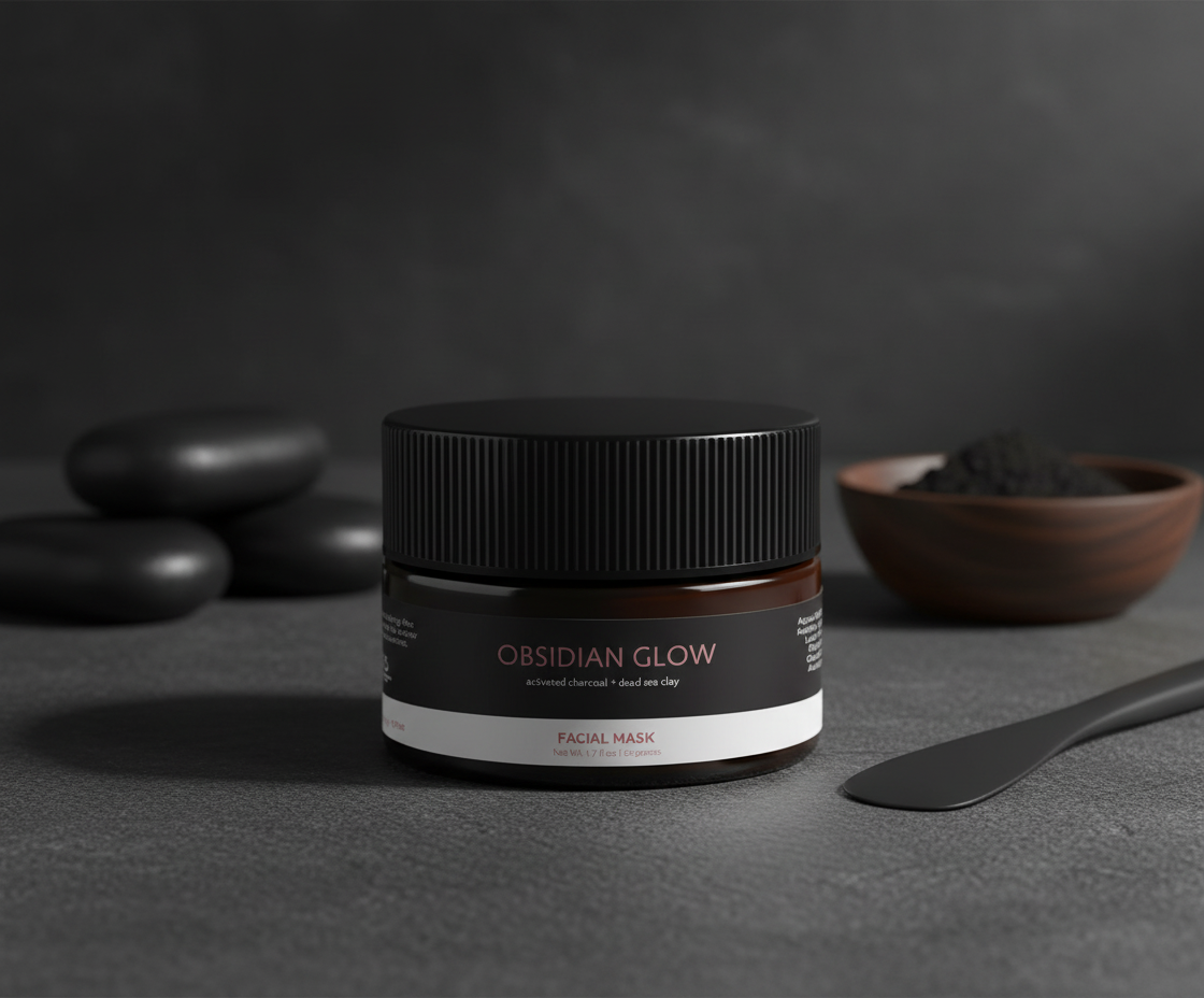 Obsidian Glow | Detox Face Mask