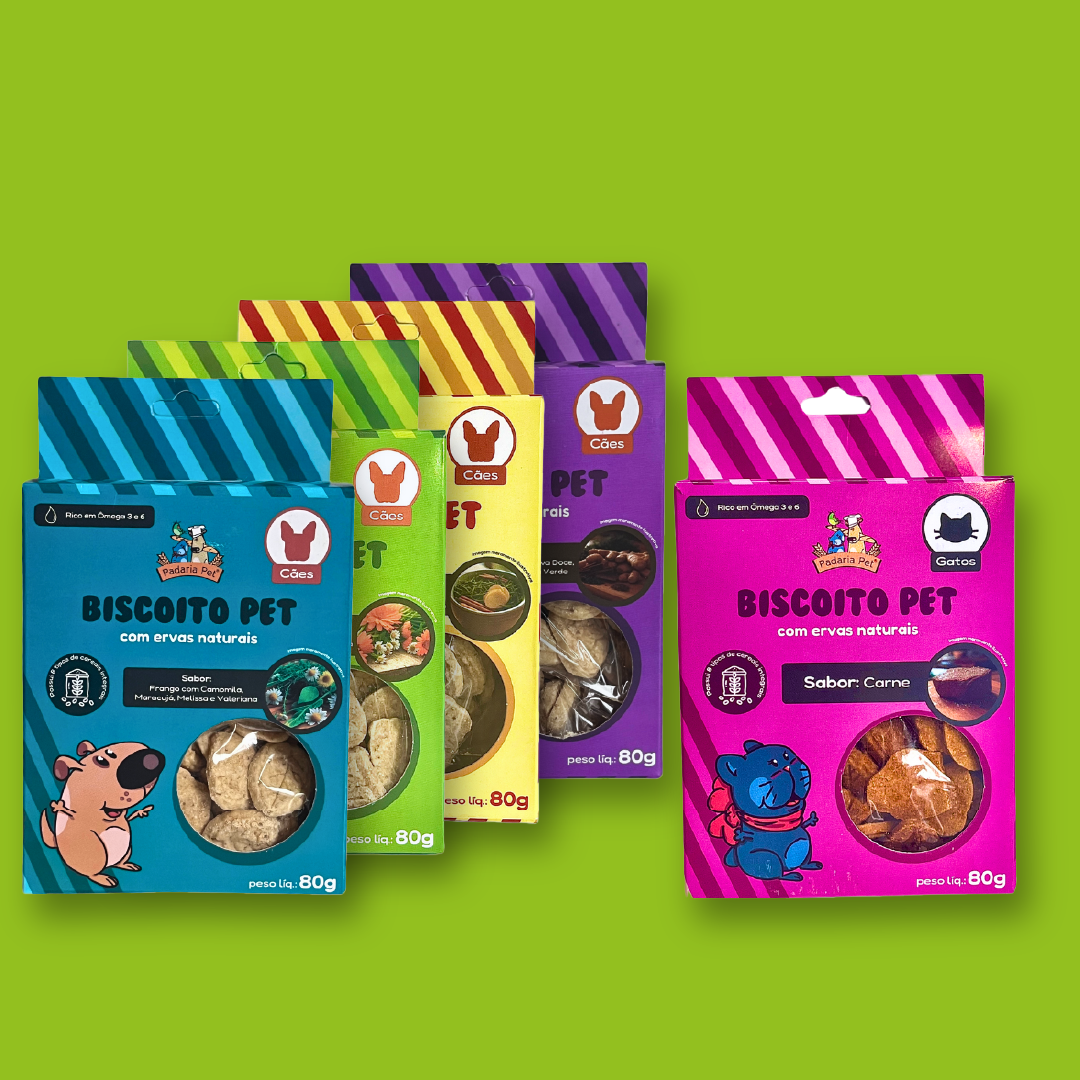Biscoito Pet para Cães e Gatos