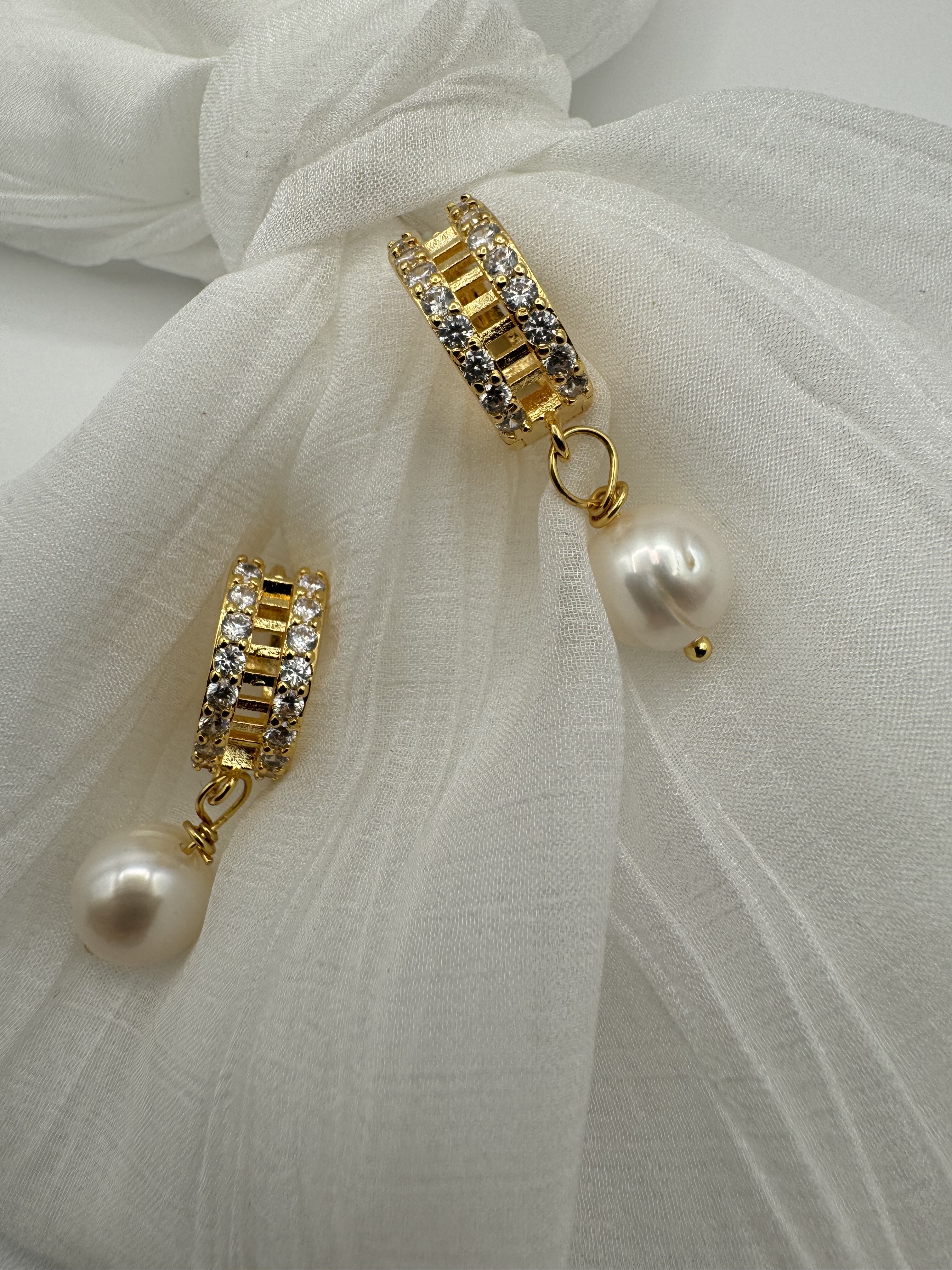 Elegant Pearl Drop Earrings