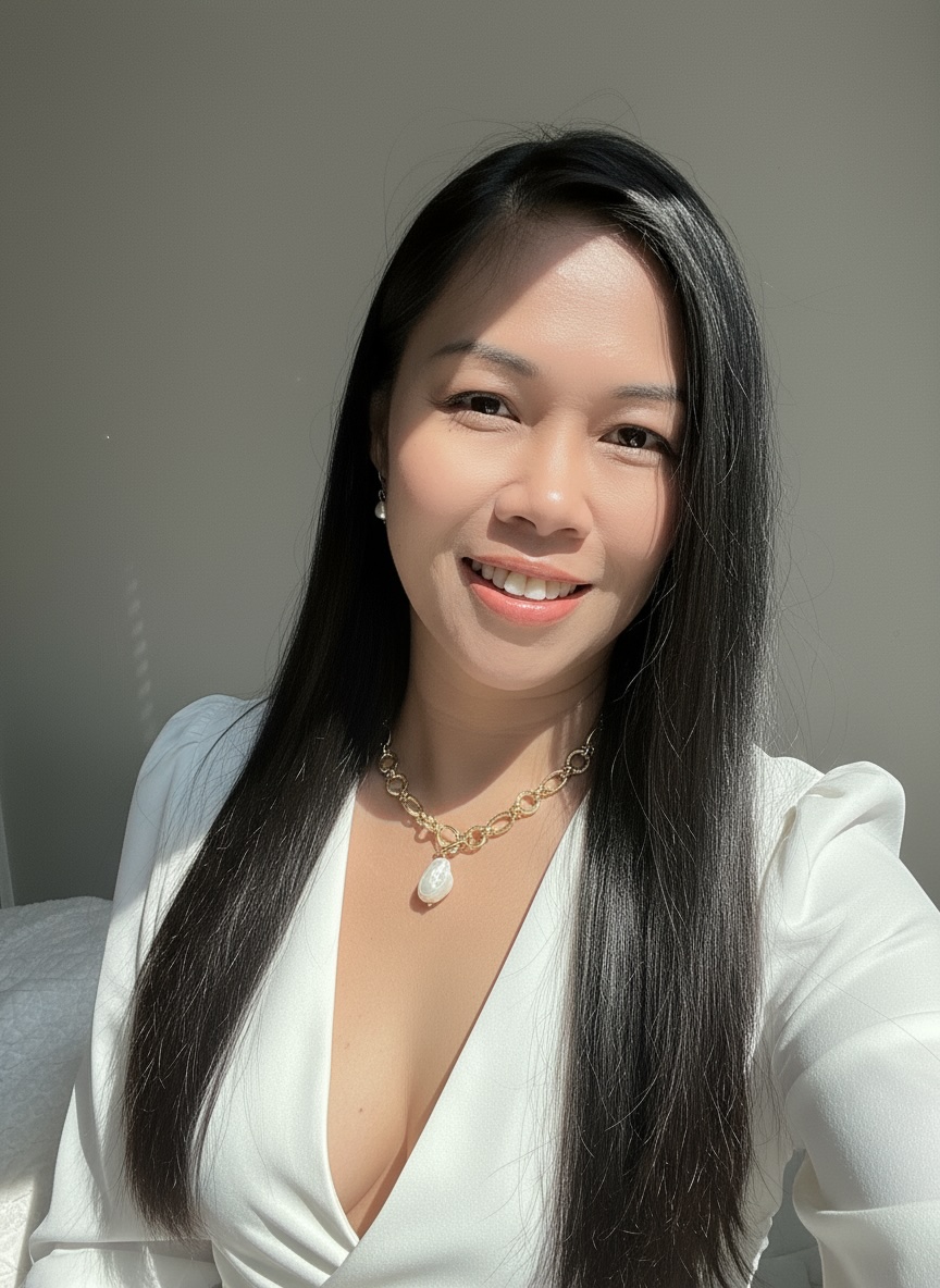 Gold Chain Necklace with baroque Pearl Pendant