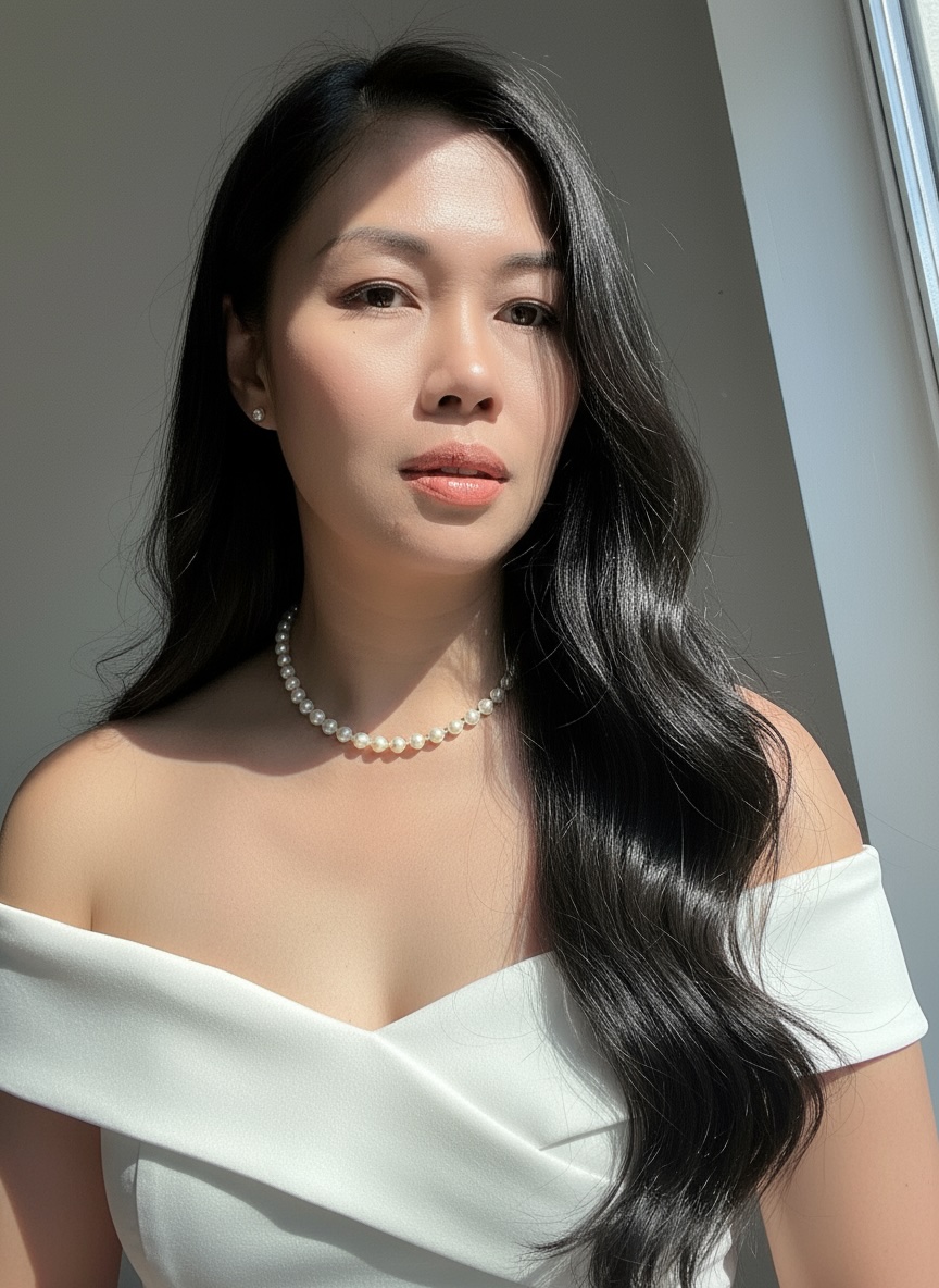 Elegant Pearl Necklace 