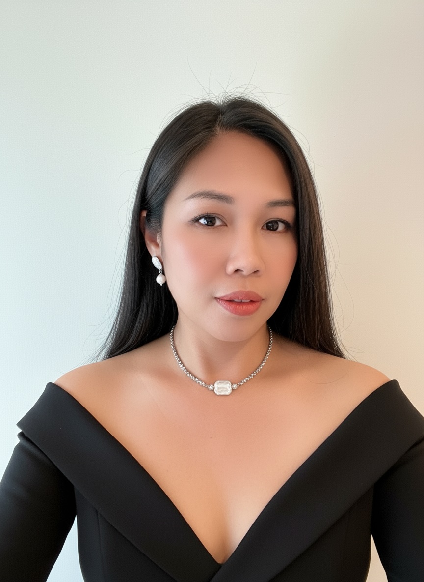 Elegant Hematite with baroque pearl Necklace