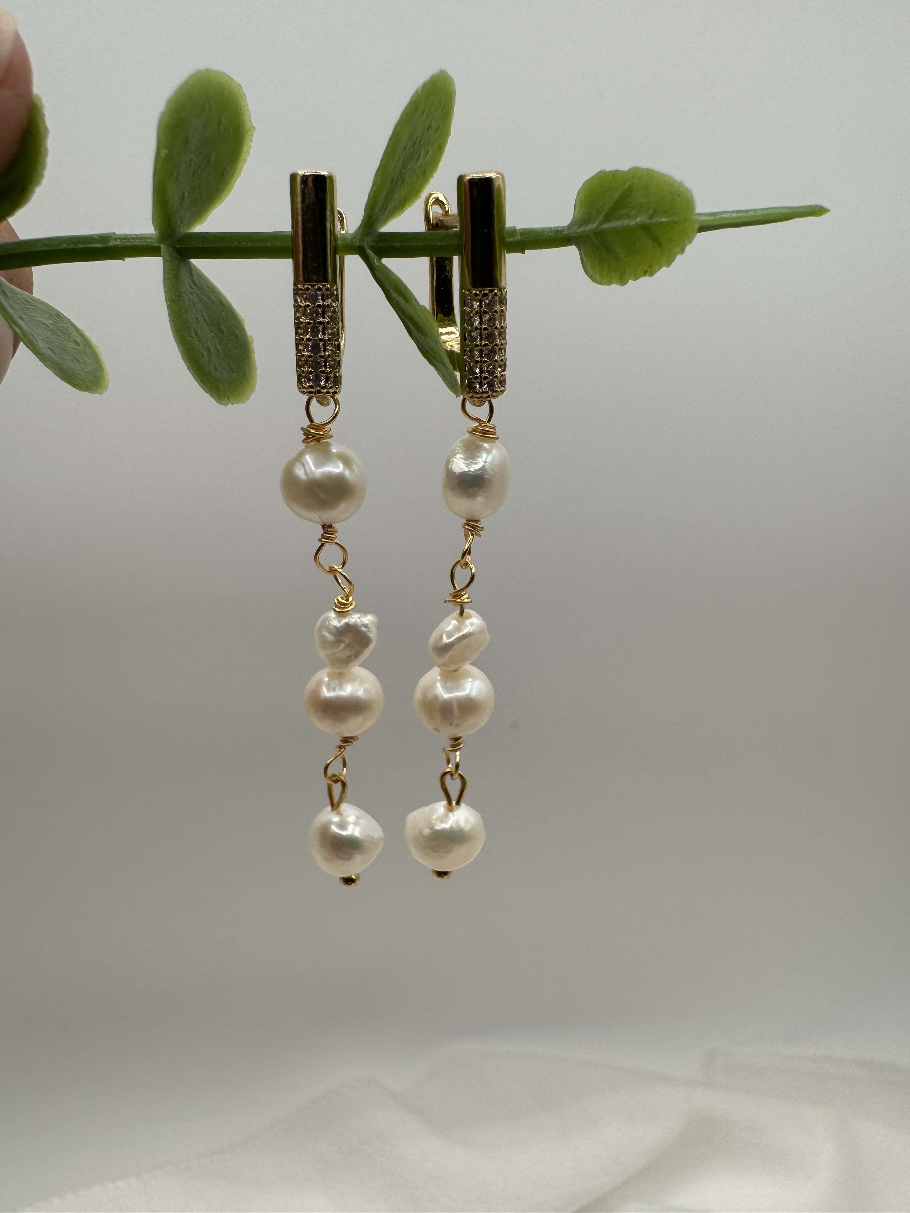 Elegant Pearl Drop Earrings