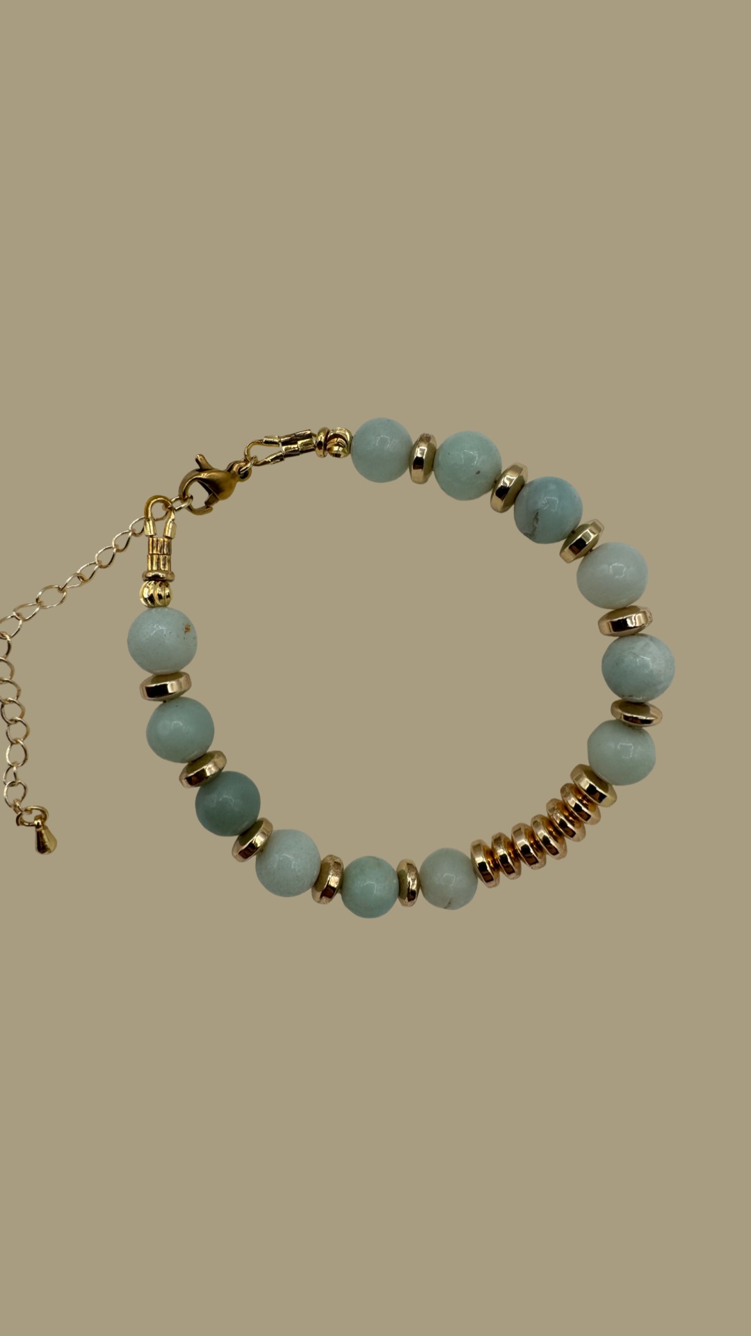 Amazonite Bead Bracelet