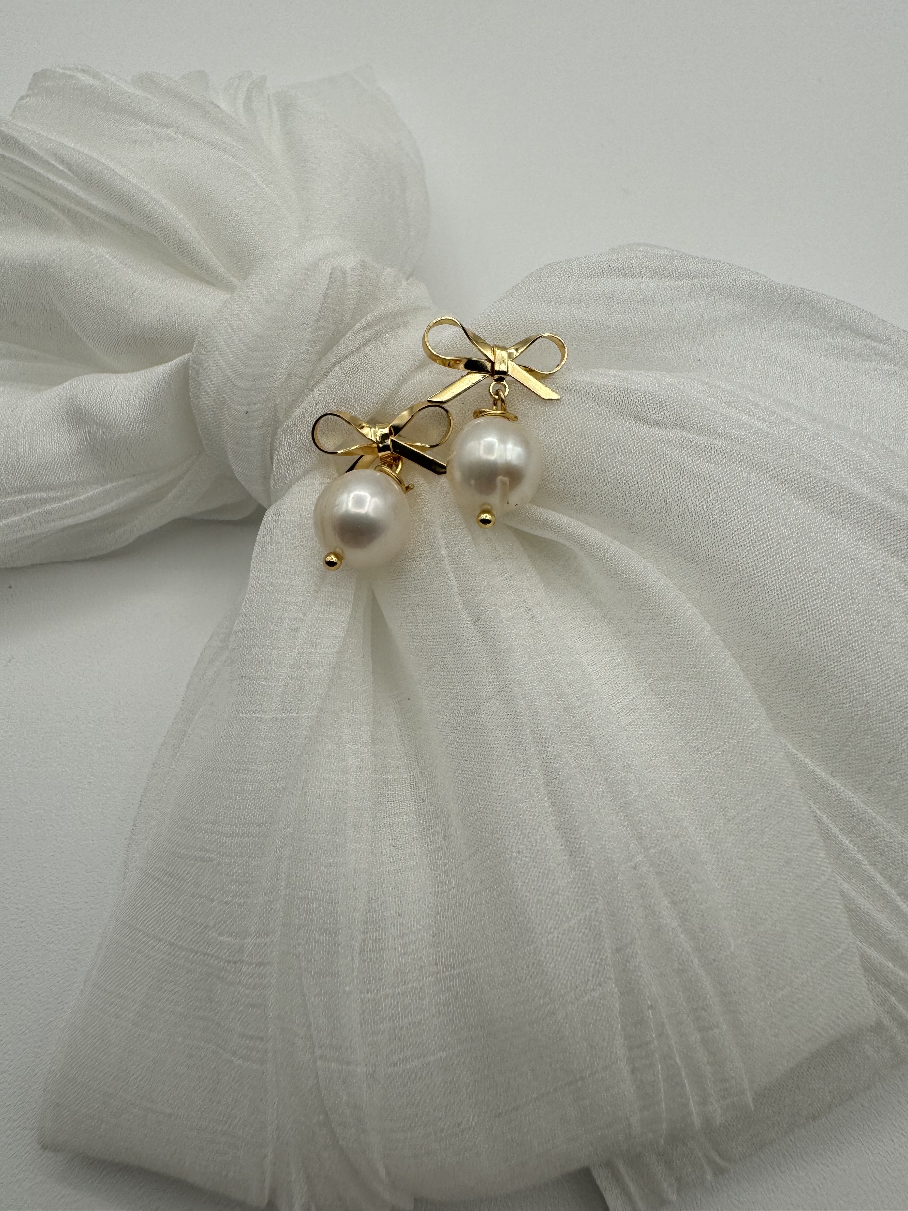 Elegant Pearl Drop Earrings