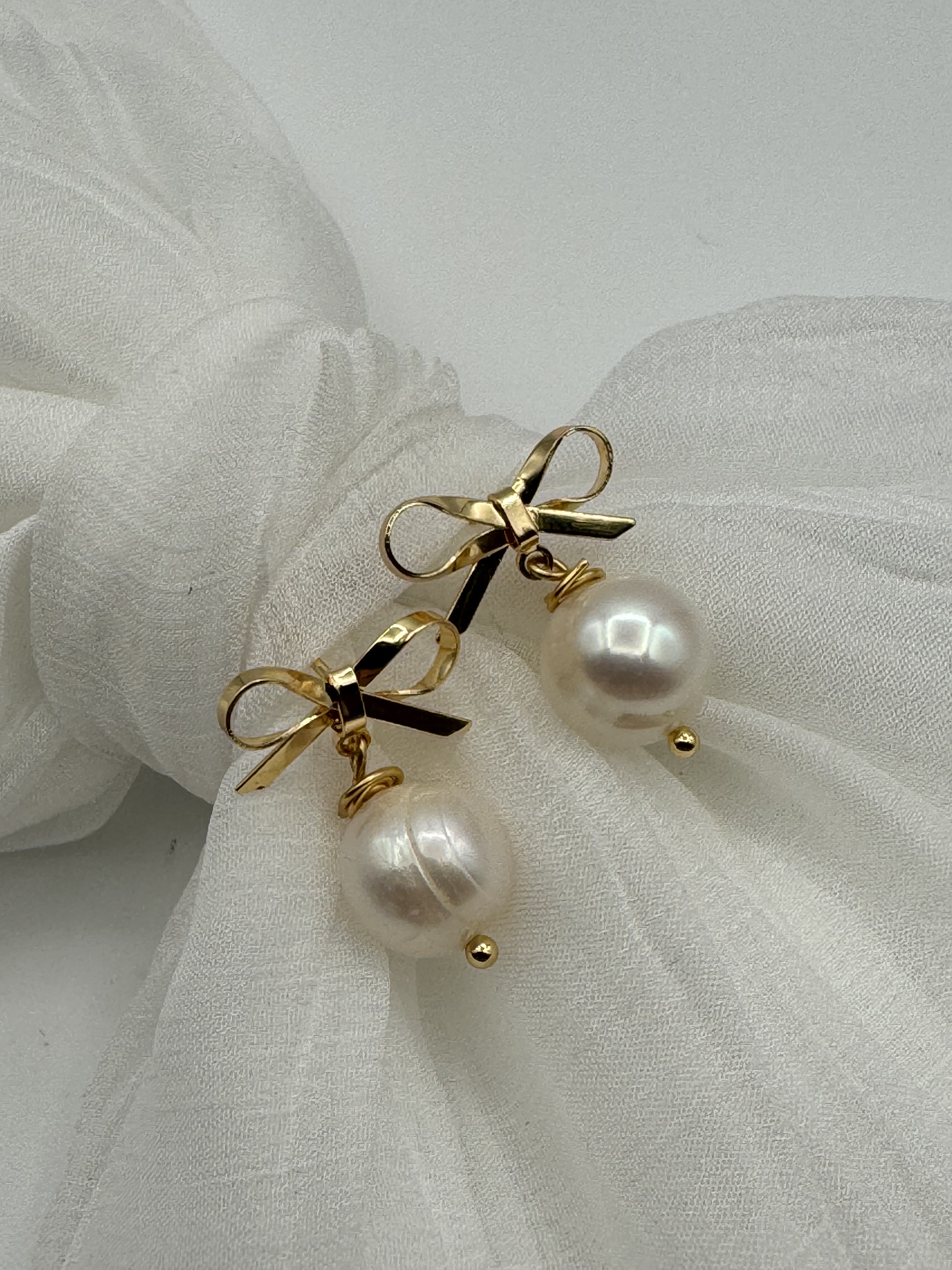 Elegant Pearl Drop Earrings