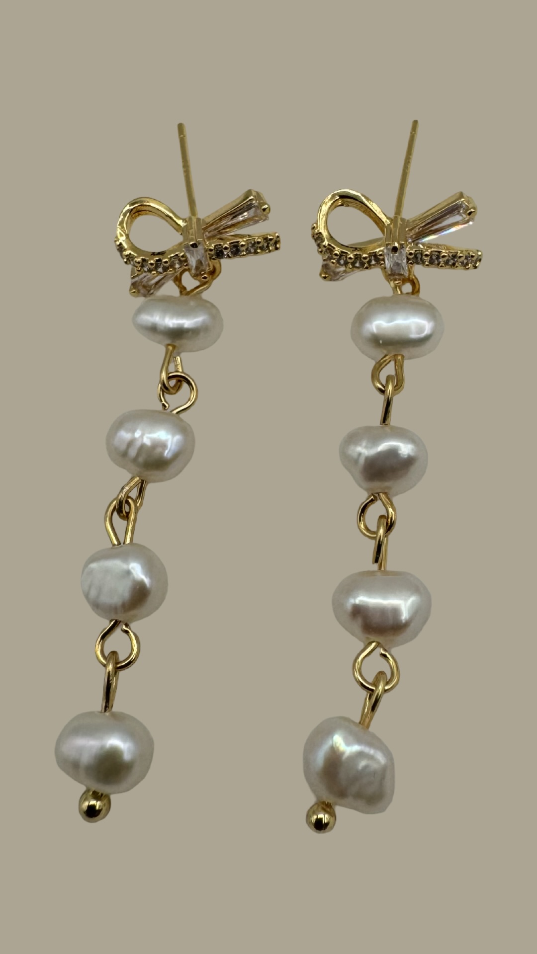 Elegant Pearl Drop Earrings