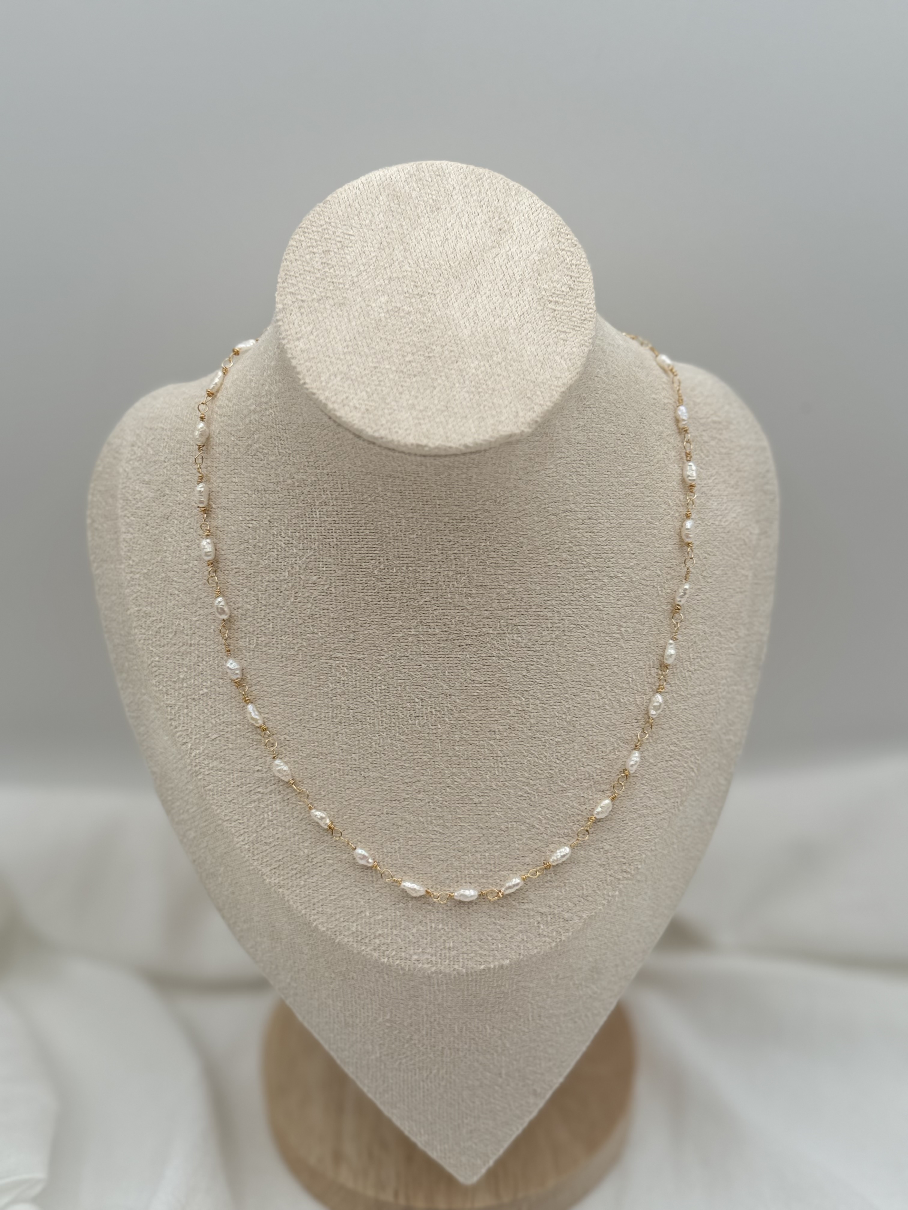 Delicate Pearl Necklace